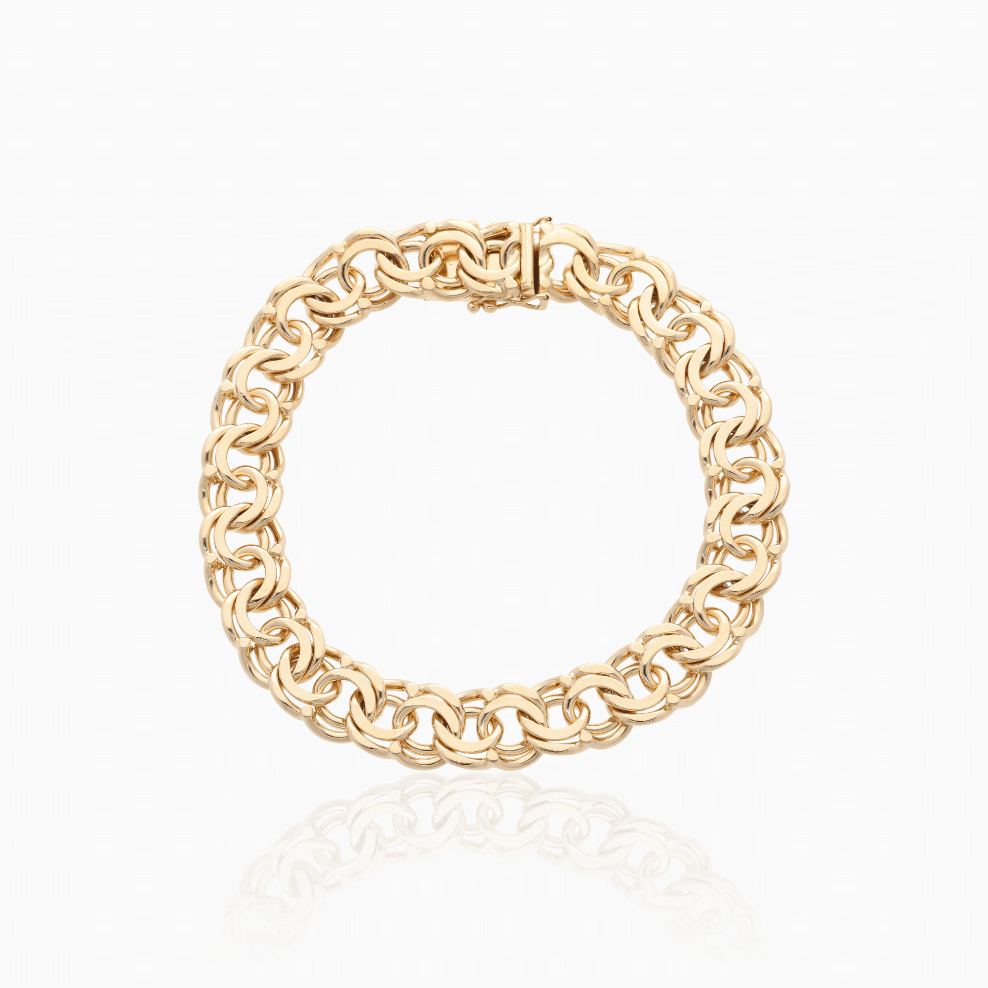 Bismarck bracelet 34.85g 18K gold