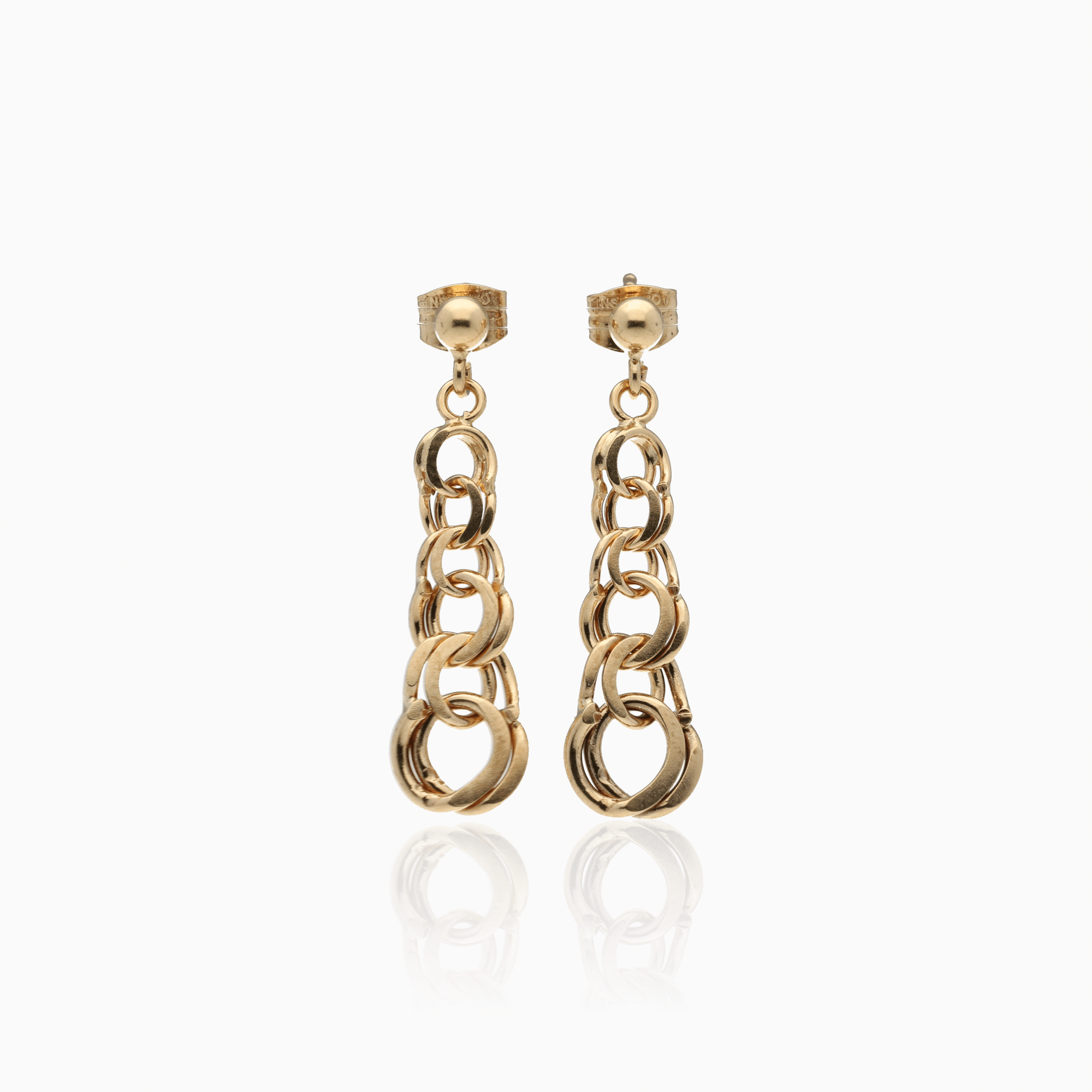 Bismarck earrings 2.75g 18K gold