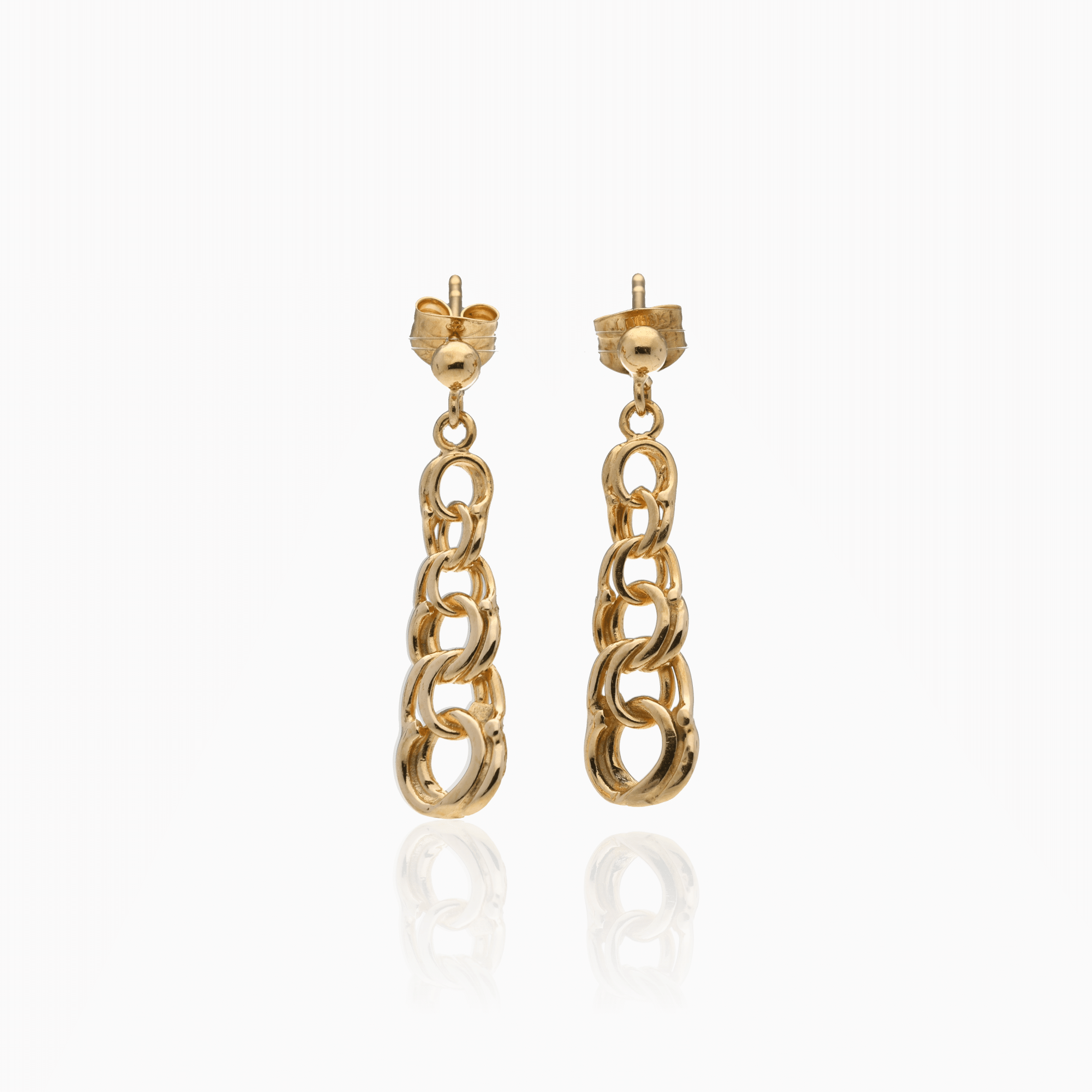 Gold earrings Bismarck 3.15g 18K