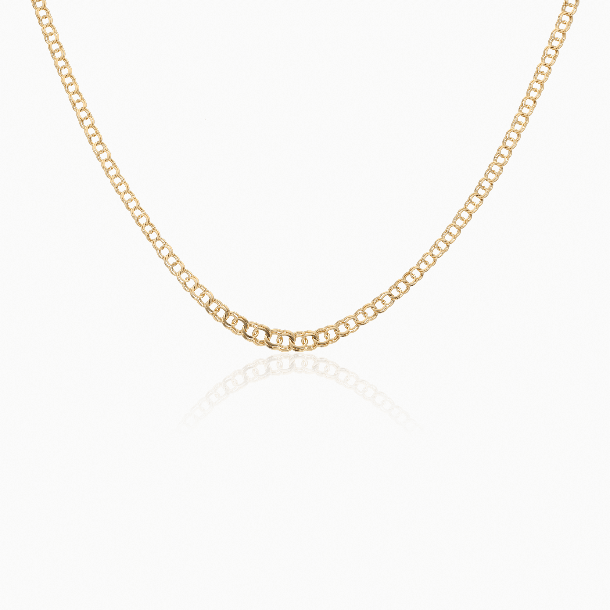 Classic bismarck necklace 5.35g 18K gold