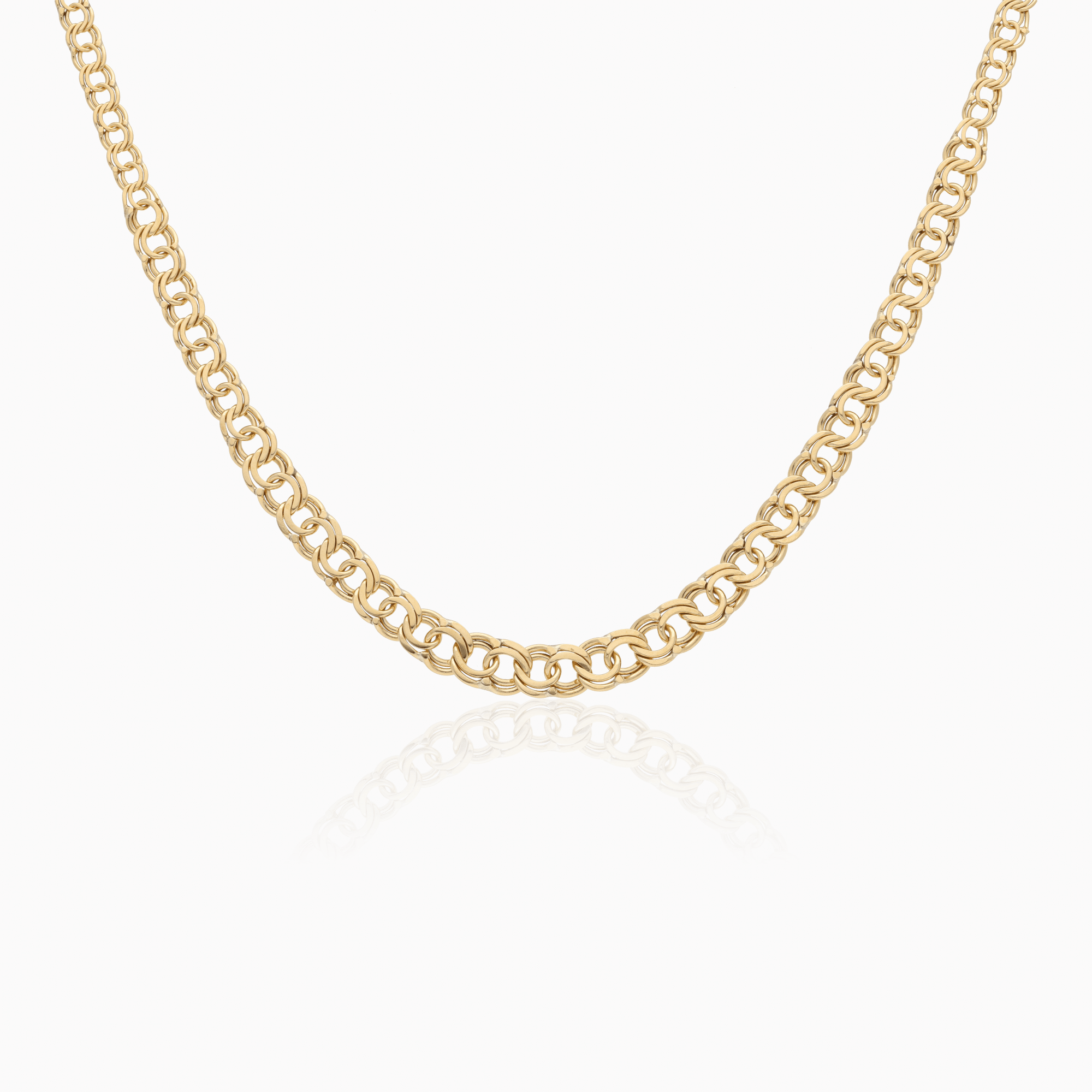 Classic Bismarck necklace 12.25g 18K gold