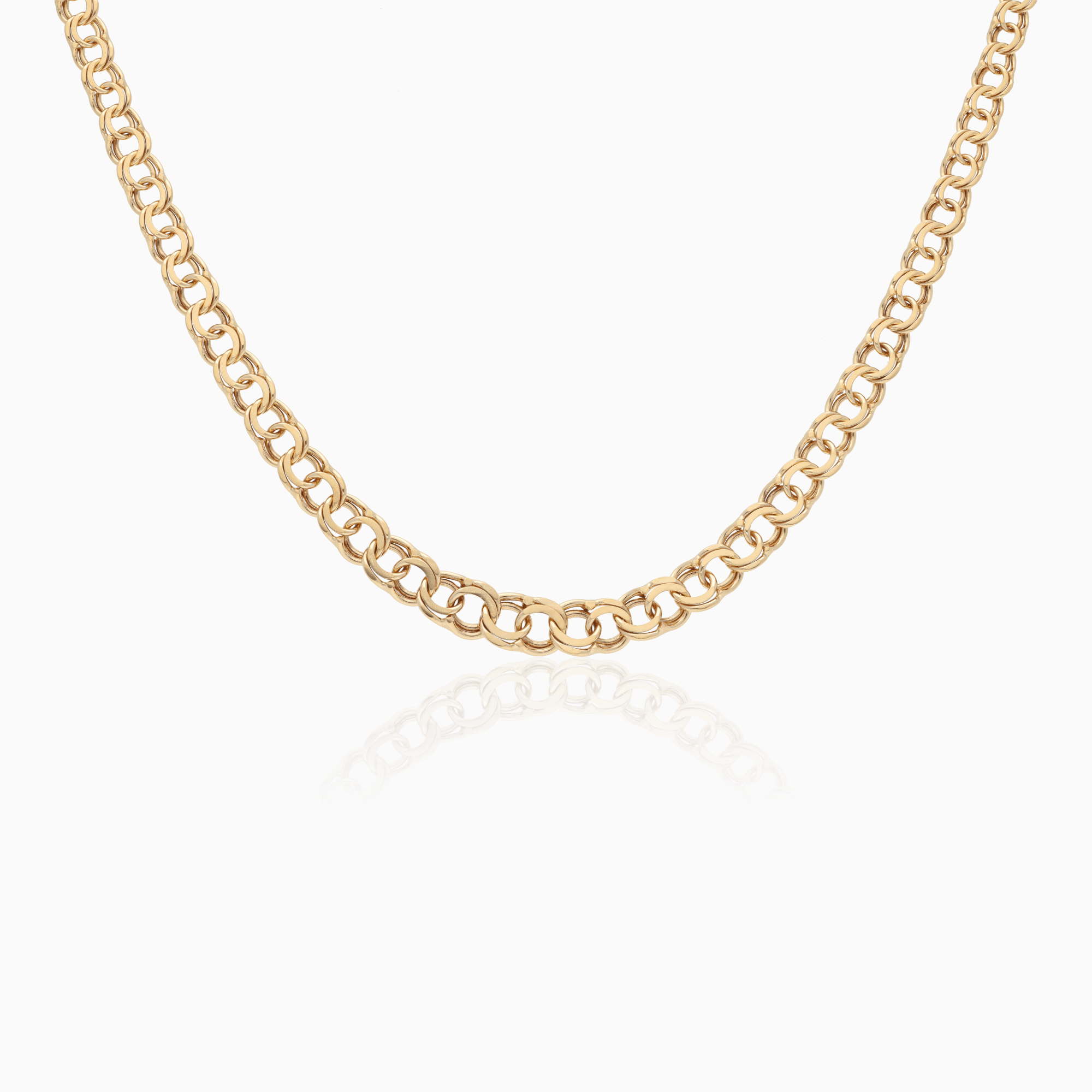 Graduated Bismarck Necklace 15.6g 18K Gold