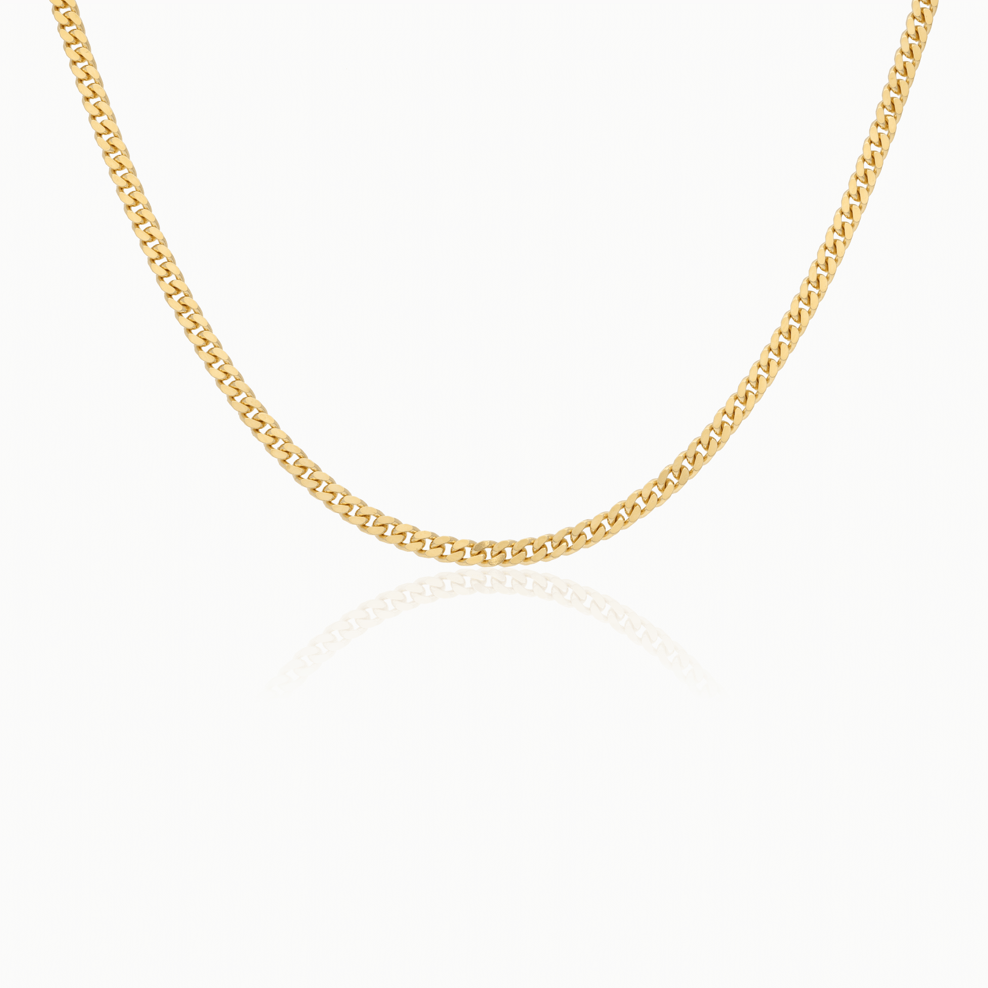 Curb necklace 19.35g 18K gold