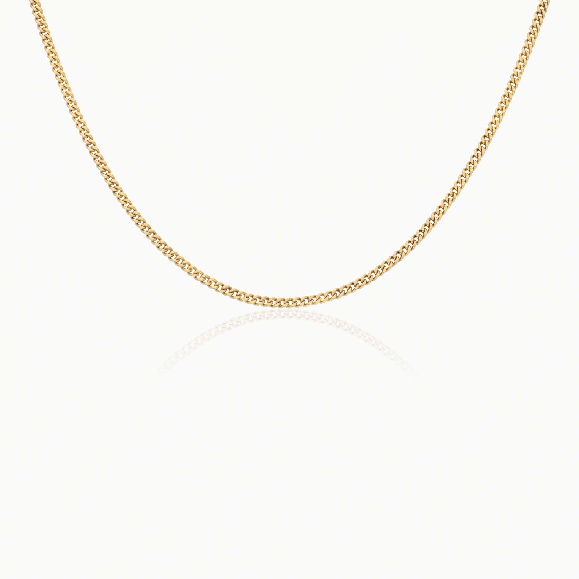 Curb necklace 8.15g 18K gold