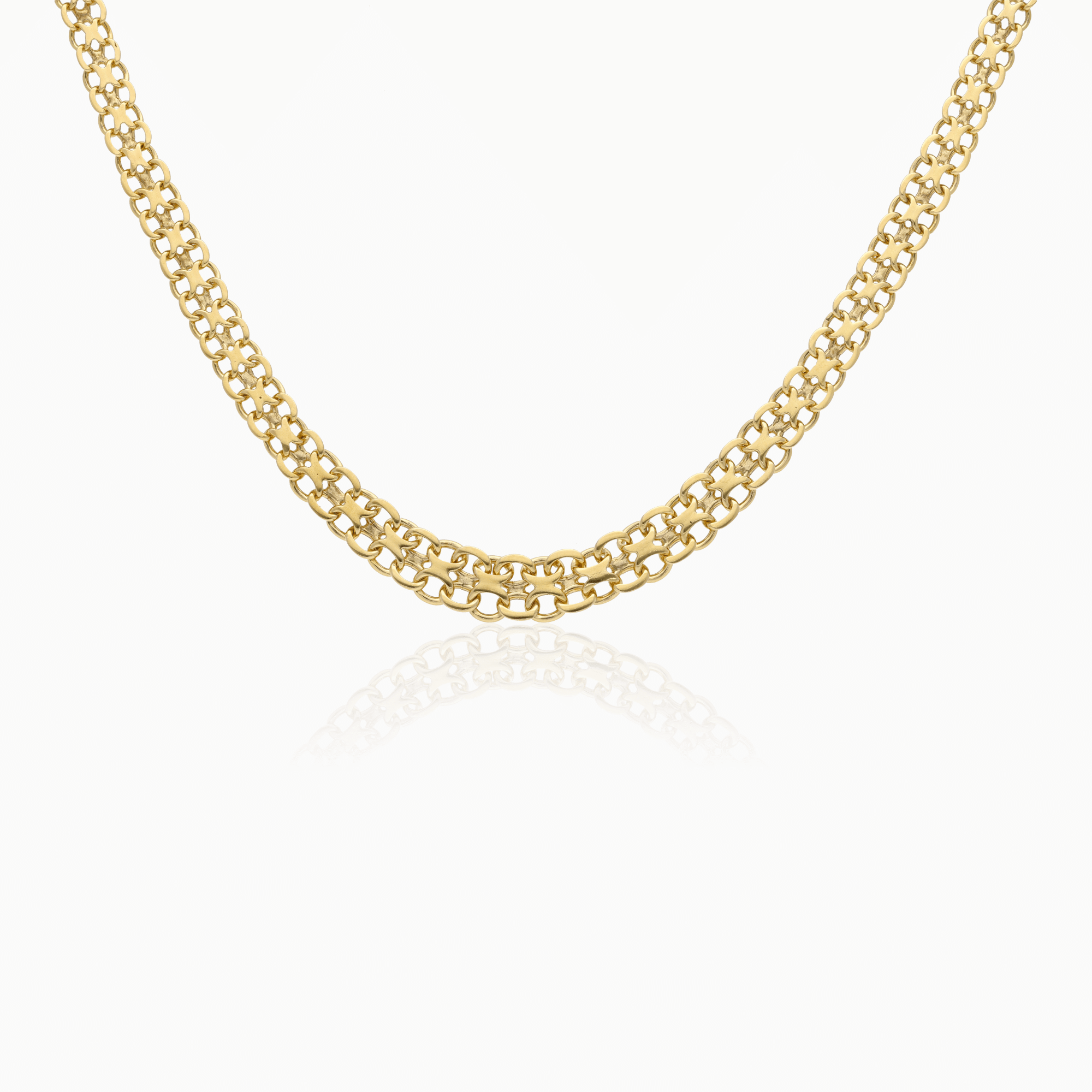 X-länk halsband 15,2g 18K guld