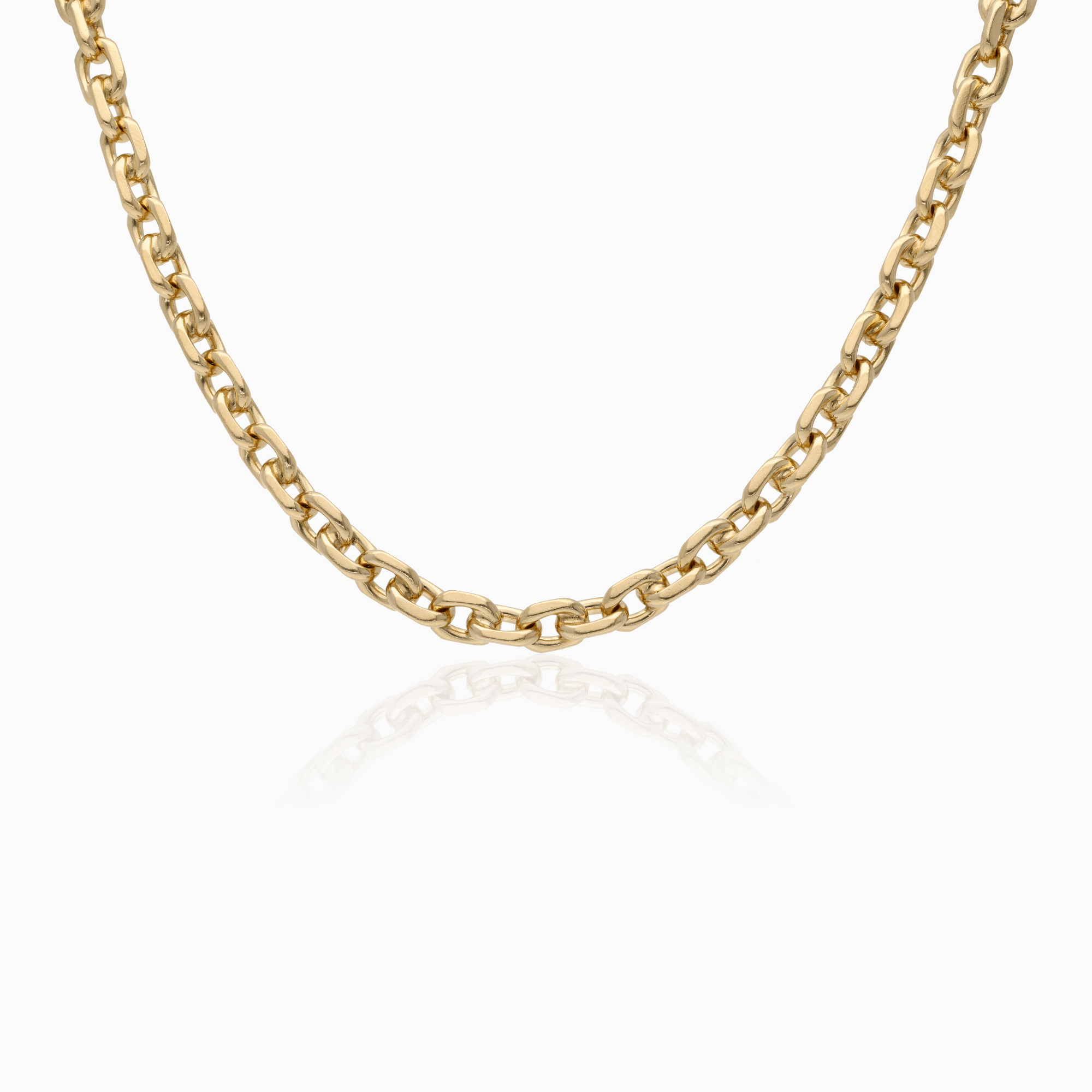 Cable Link 87.8g 18K Gold
