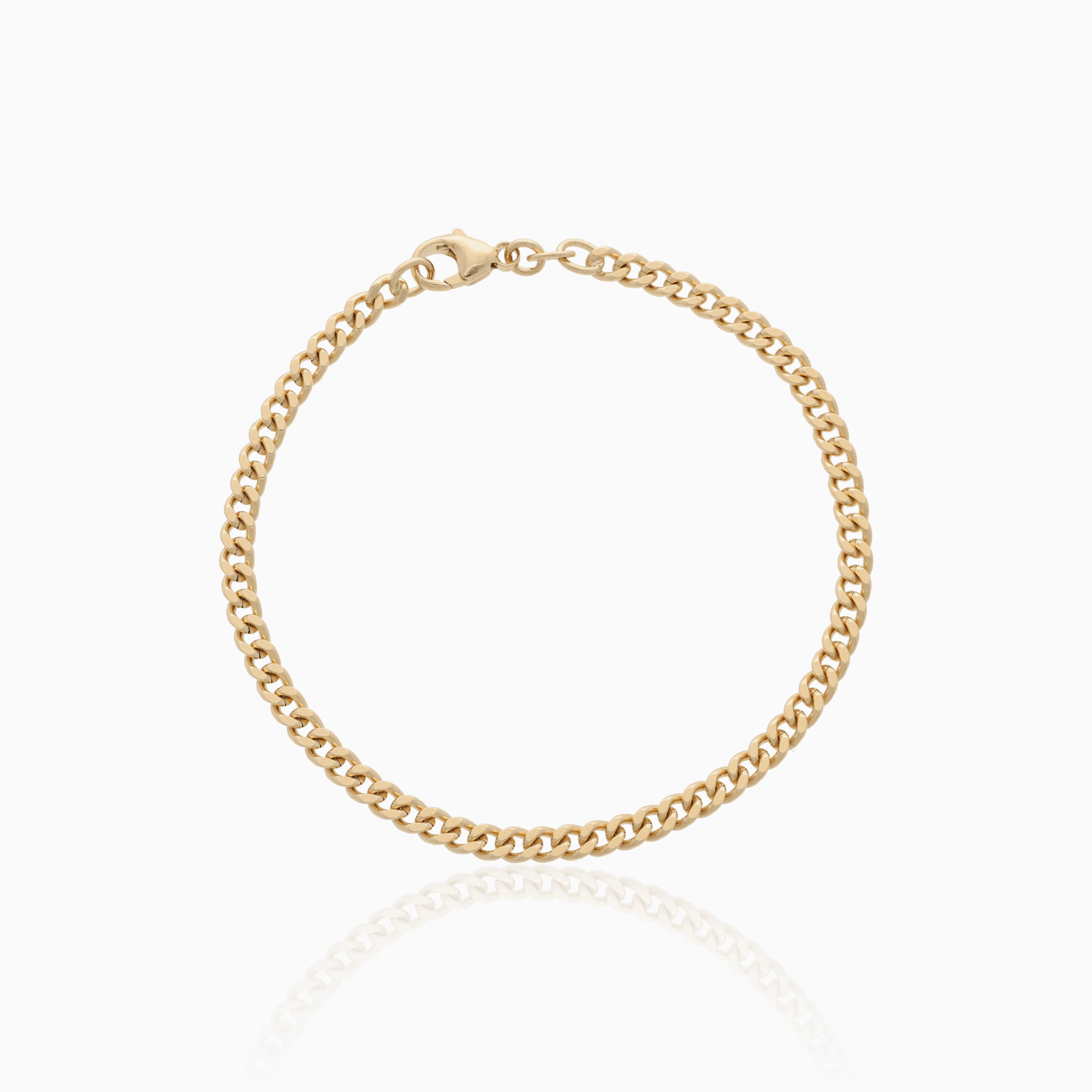 Curb bracelet 9.2g 18K gold