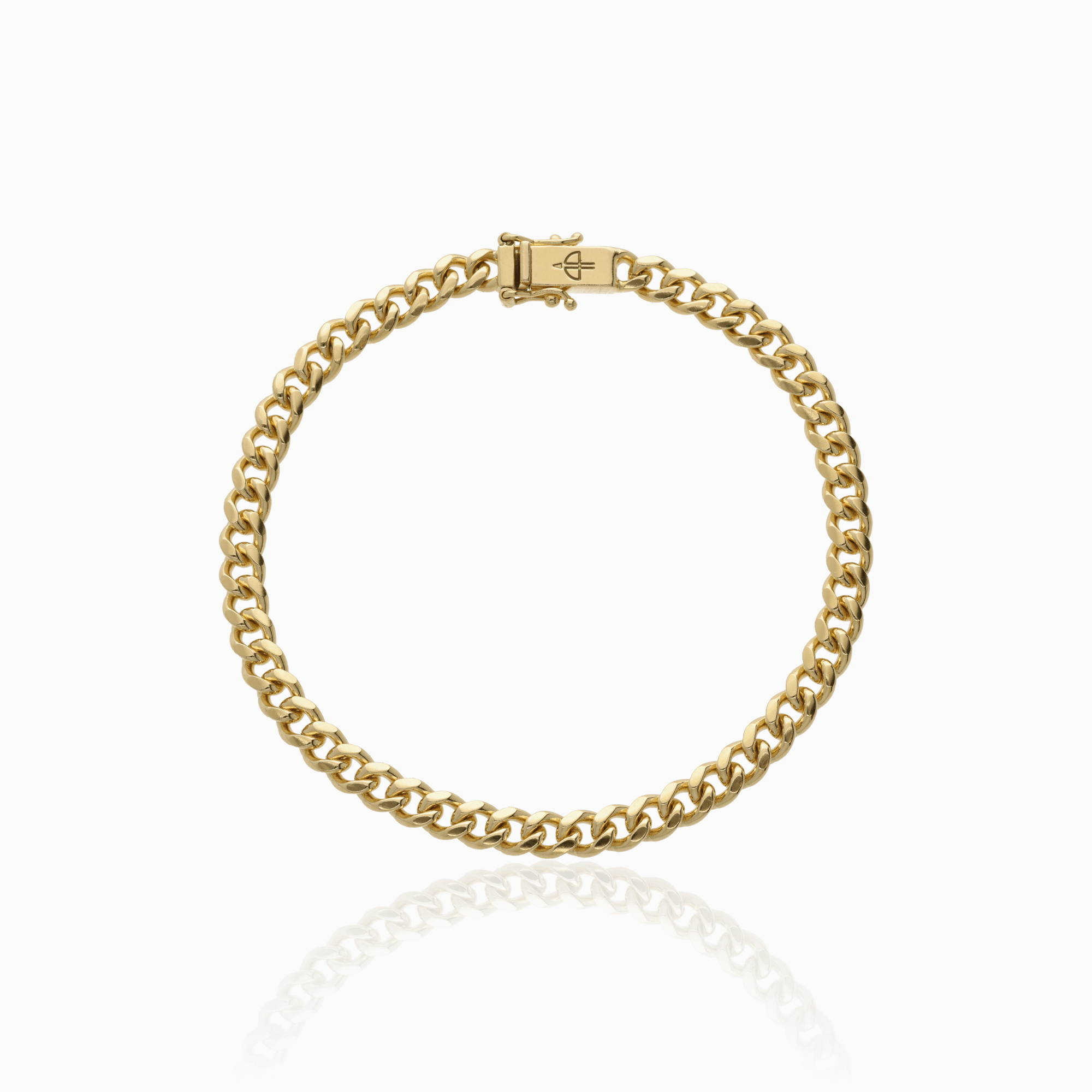 Curb bracelet 17.3g 18K gold
