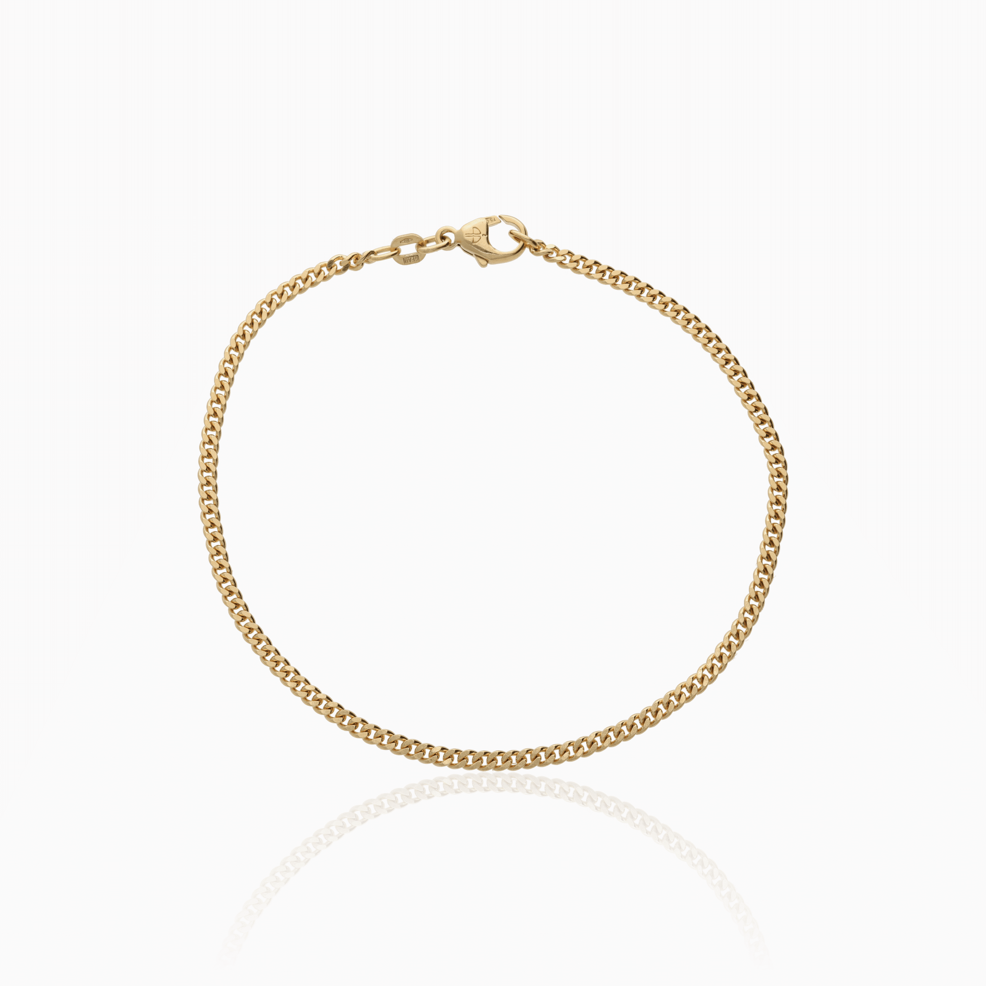 Curb bracelet 5.4g 18K gold