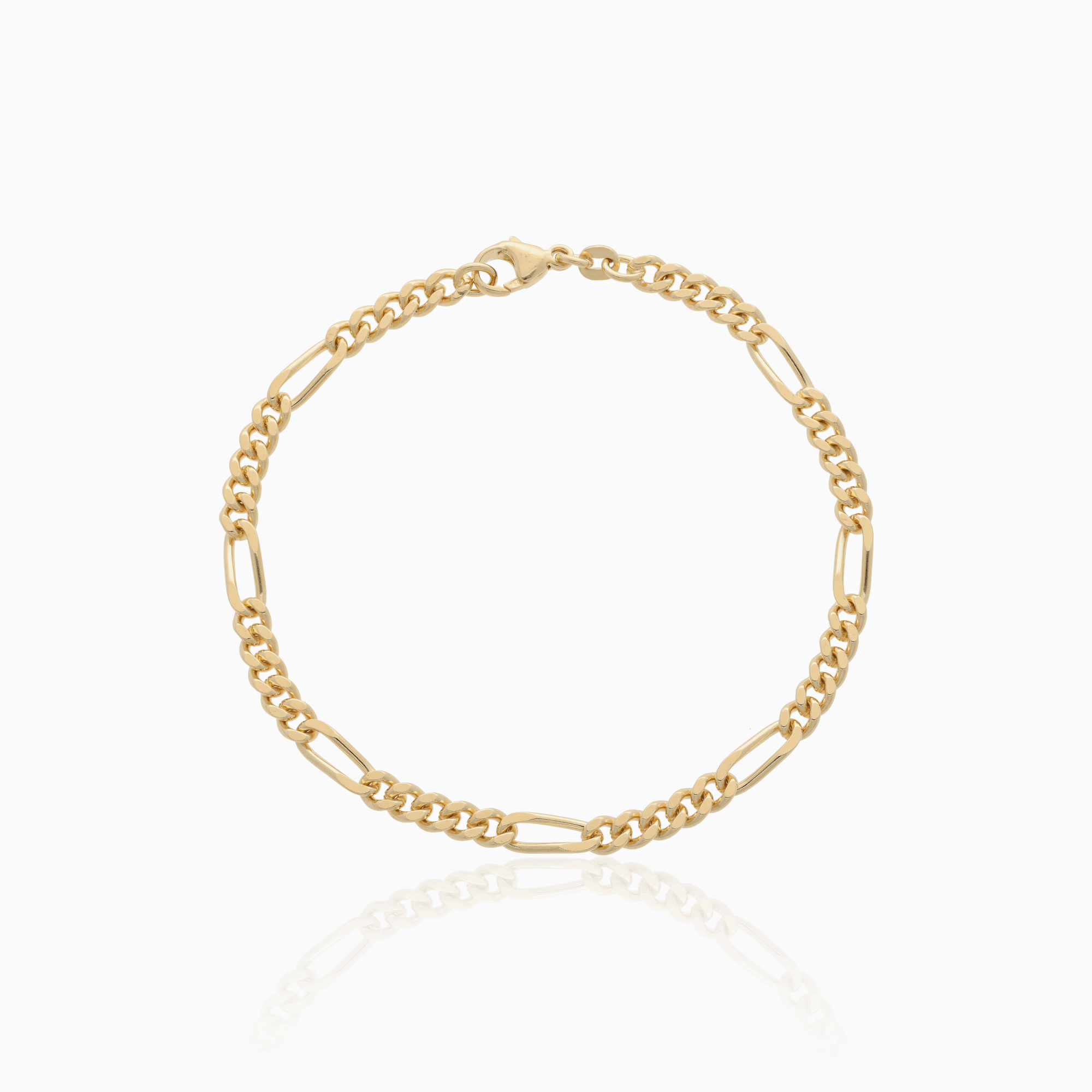 Figaro bracelet 11.3g 18K gold
