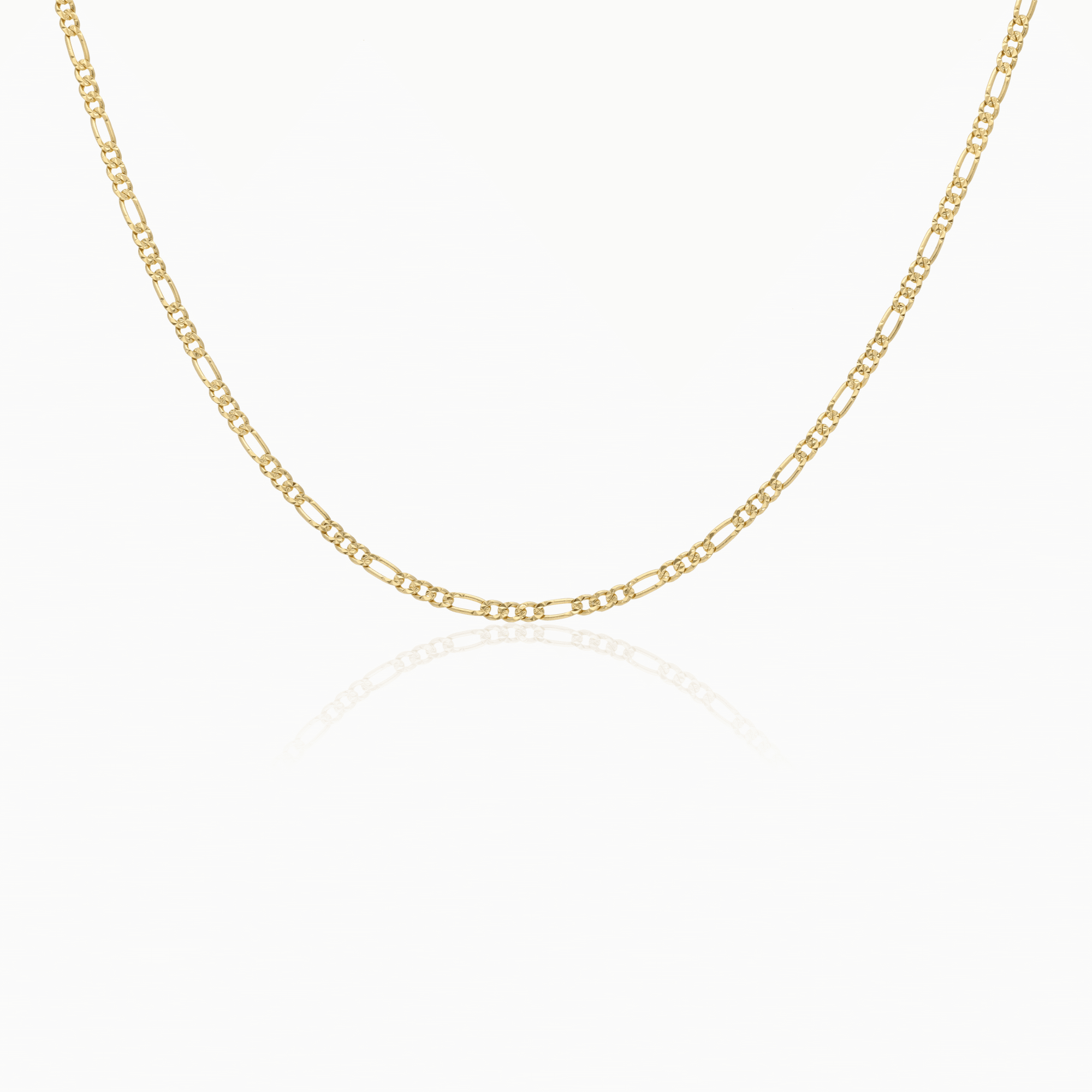 Figaro necklace 4.9g 18K gold