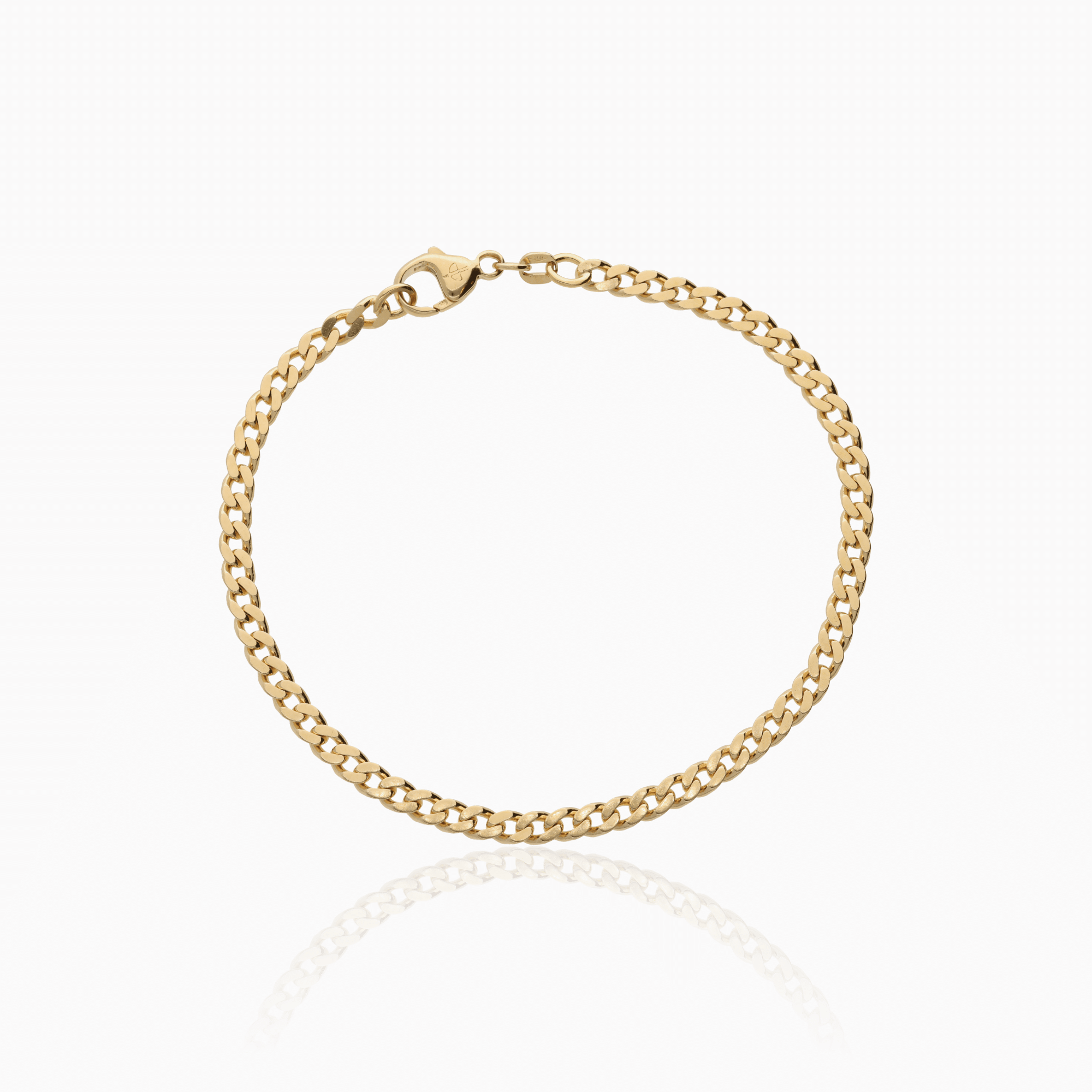 Curb bracelet 10.3g 18K gold