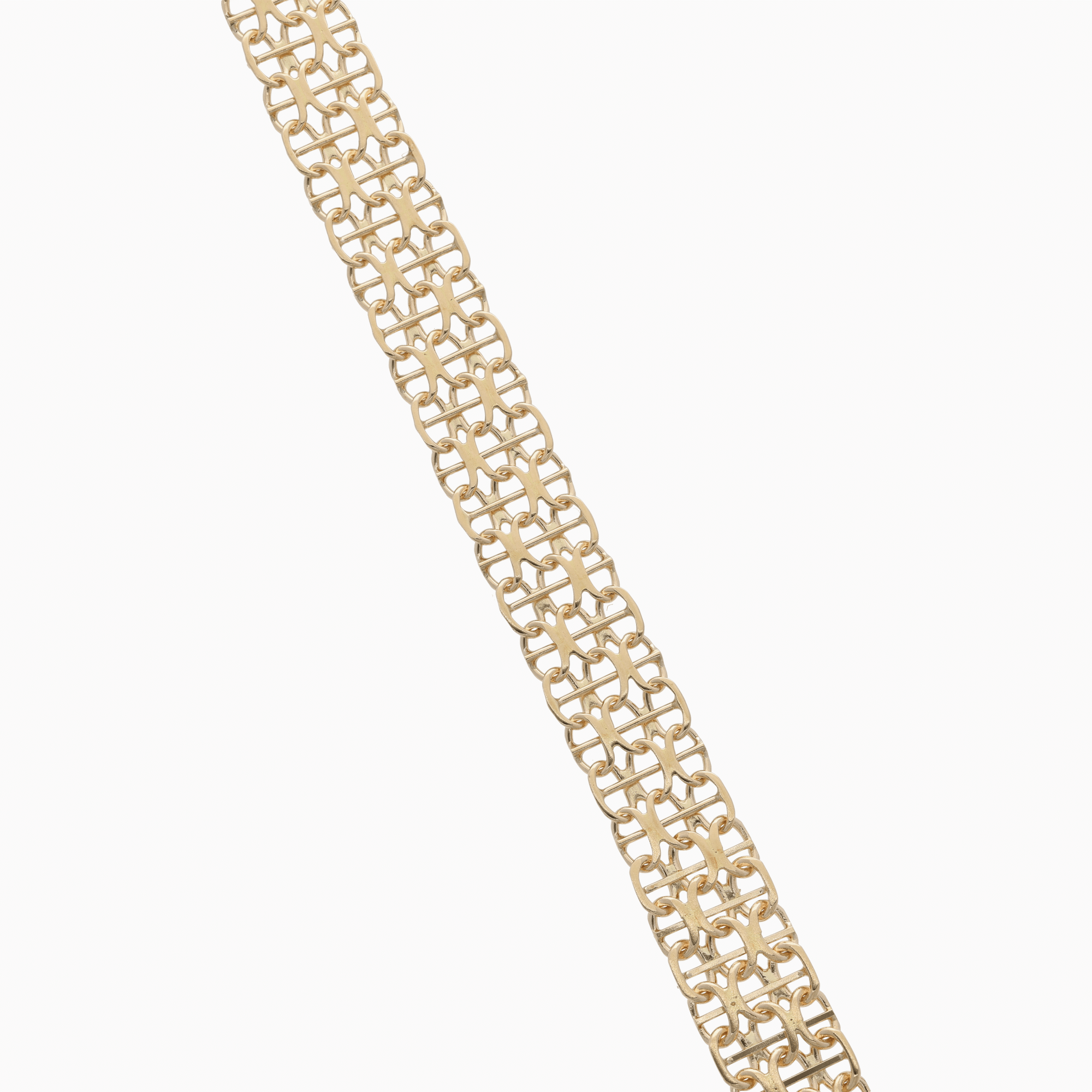 X-link with bar bracelet 14.5g 18K gold