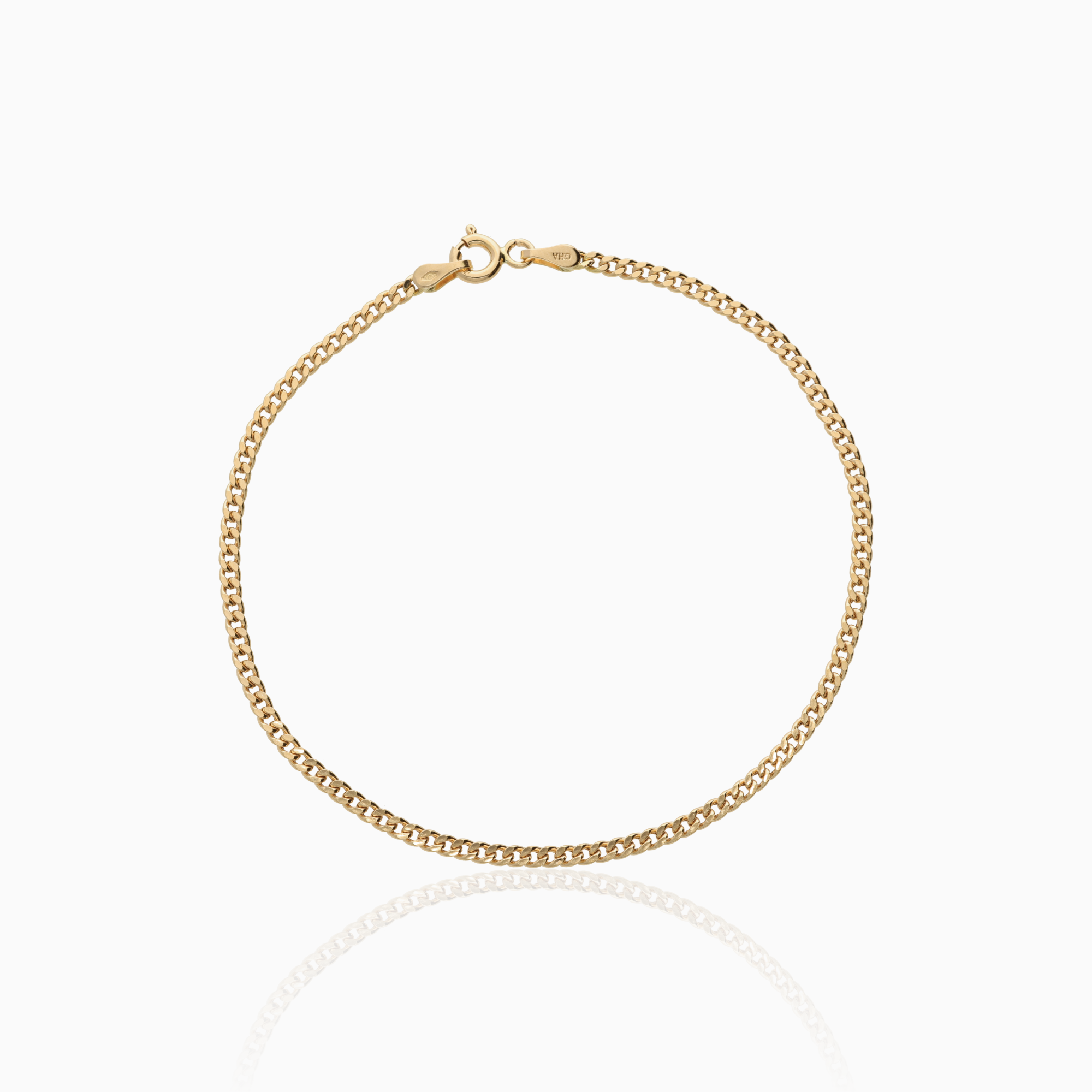 Curb bracelet 1.55g 18K gold