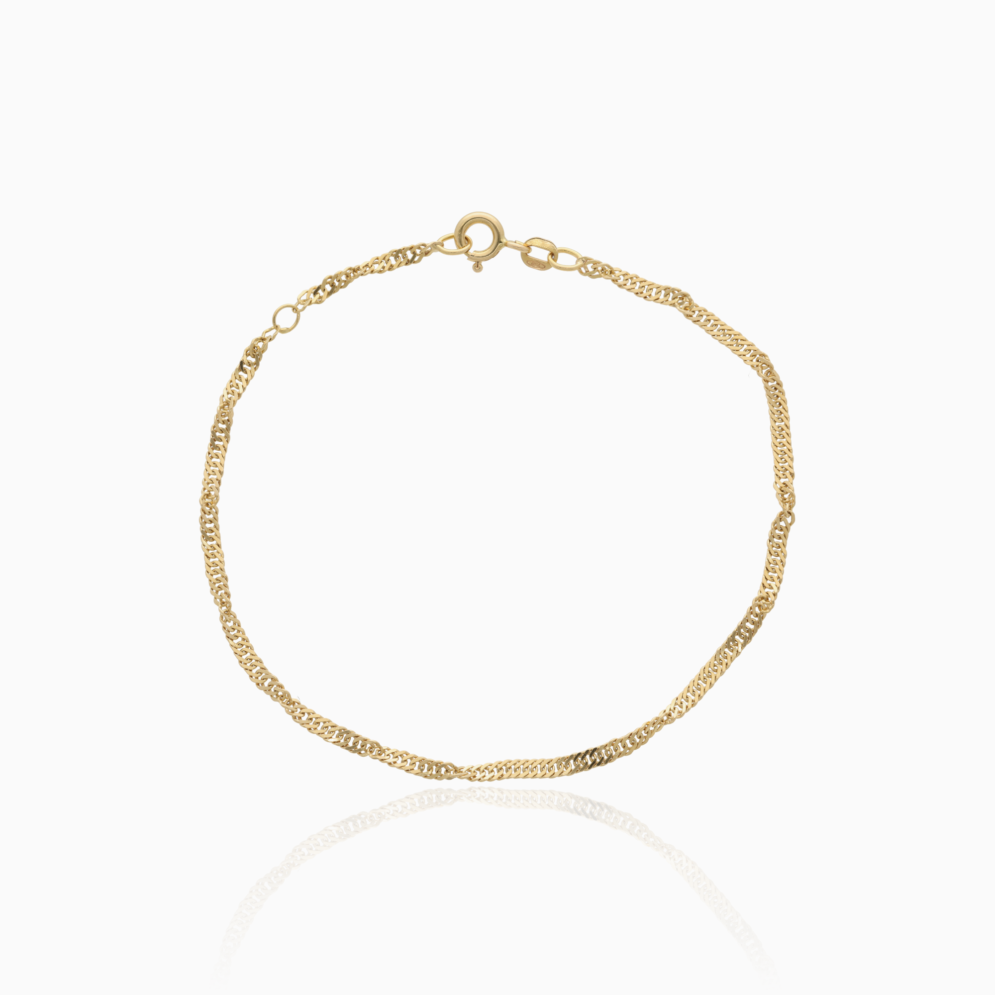 Fantasy bracelet 2.6g 18K gold