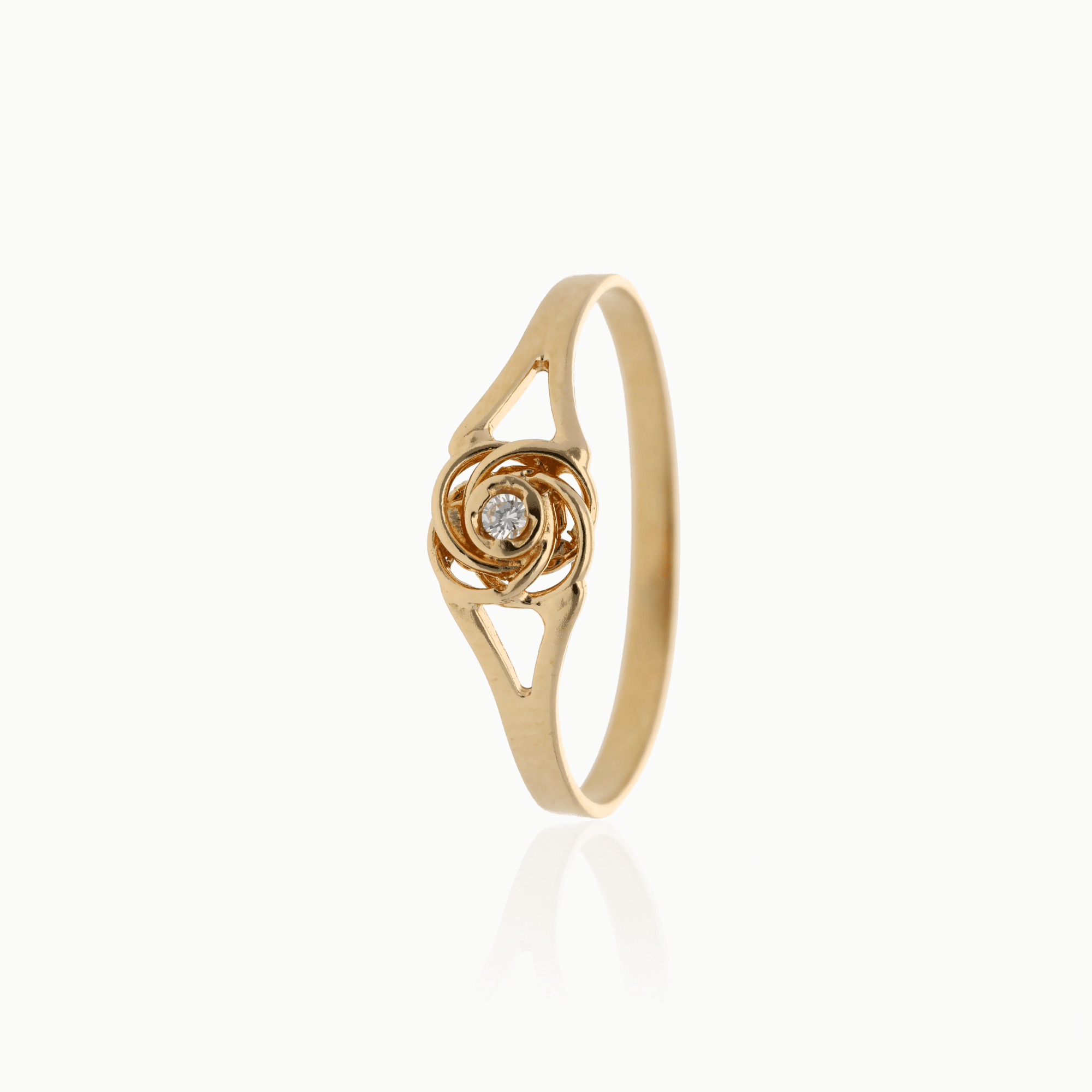 Gold ring 1.15g 18K