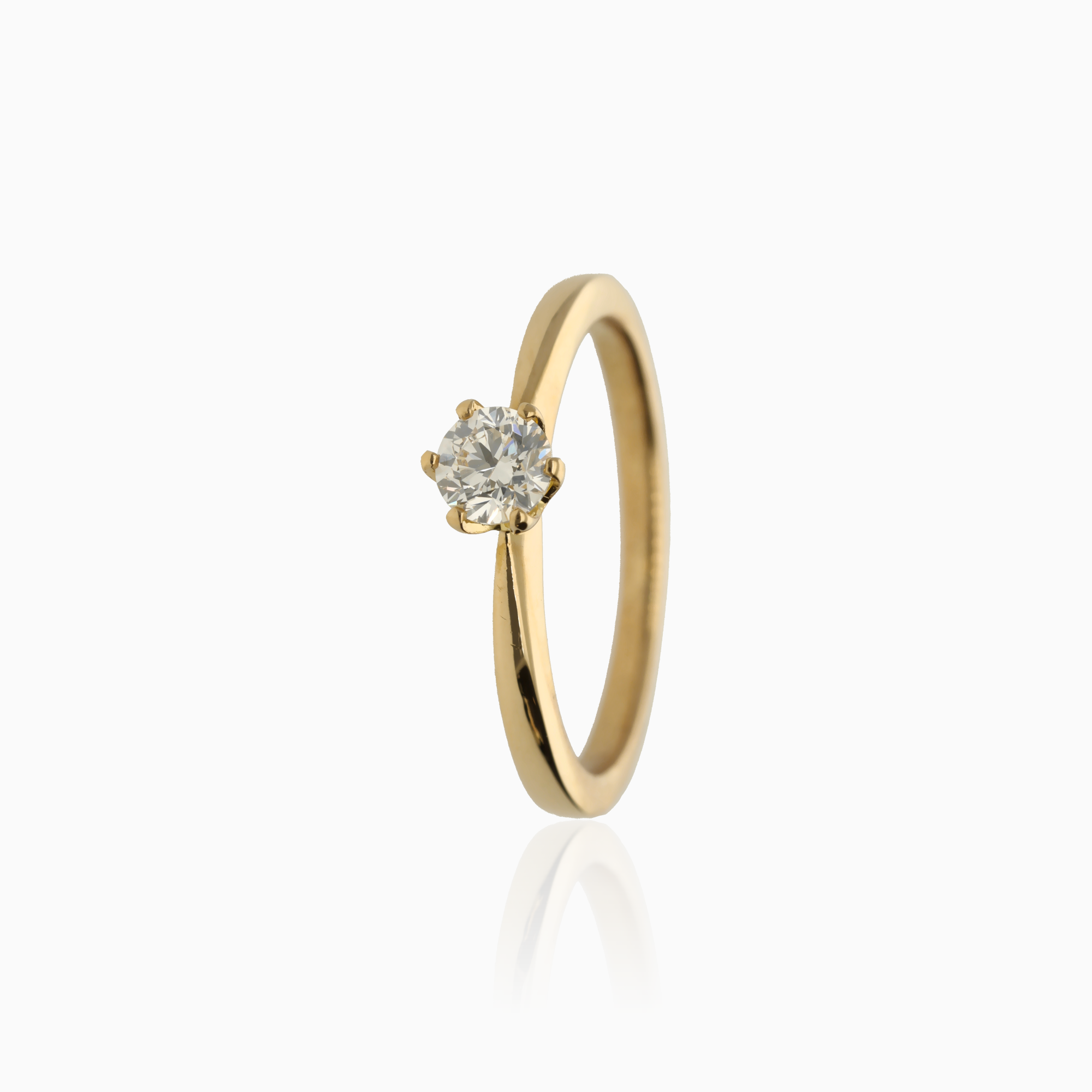 Enstensring 0,25ct 18K