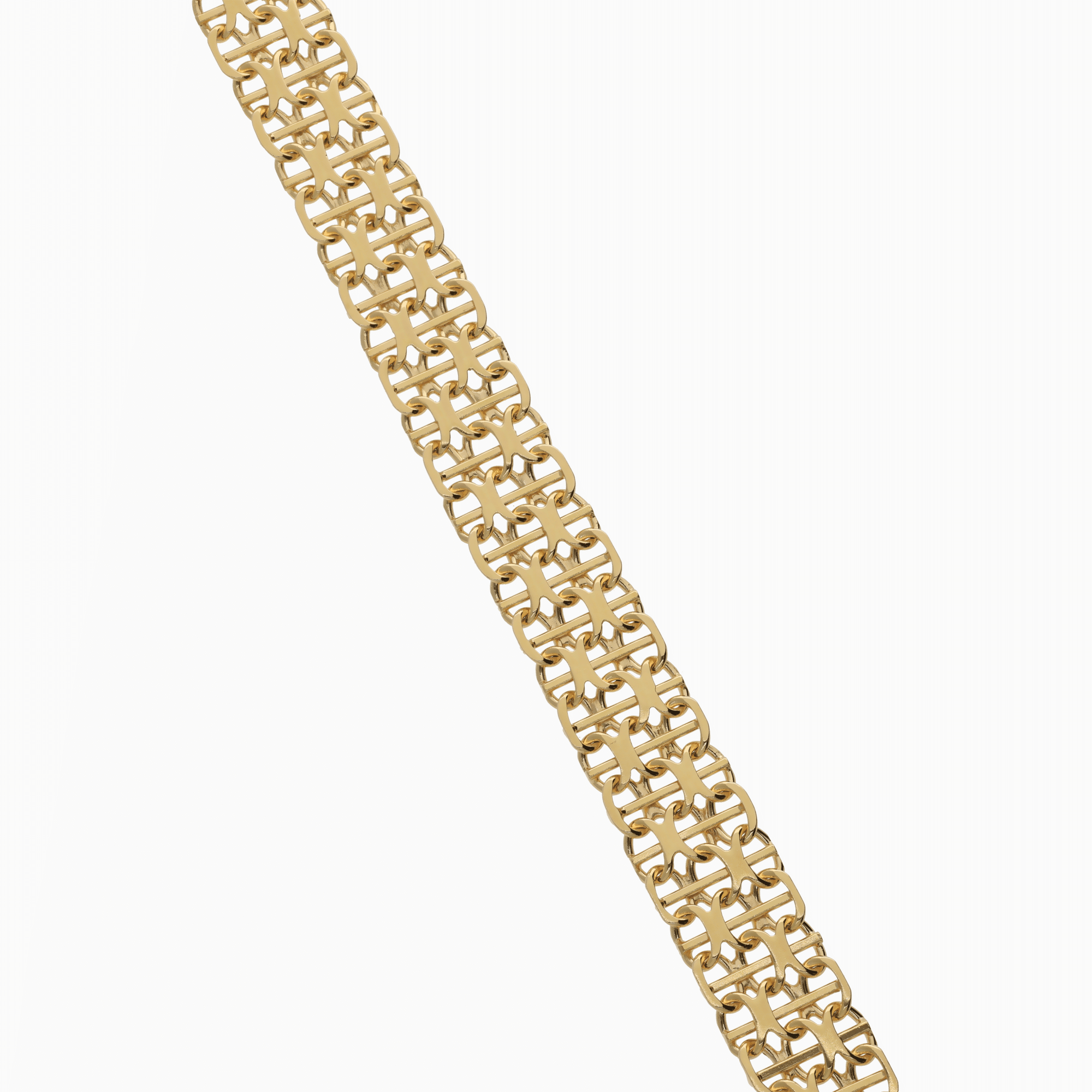 X-Link with Bar Bracelet 15.30g 18K Gold