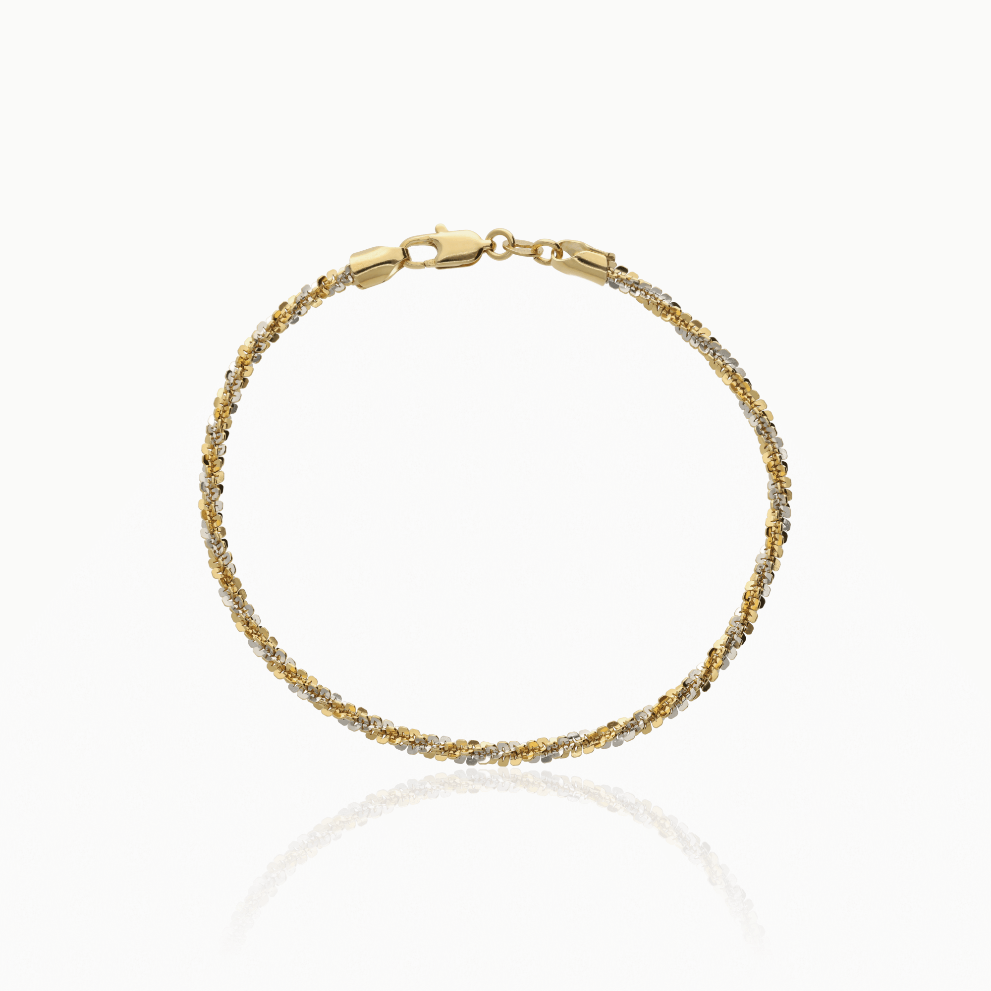 Fantasy bracelet 5.52g 18K white/yellow gold