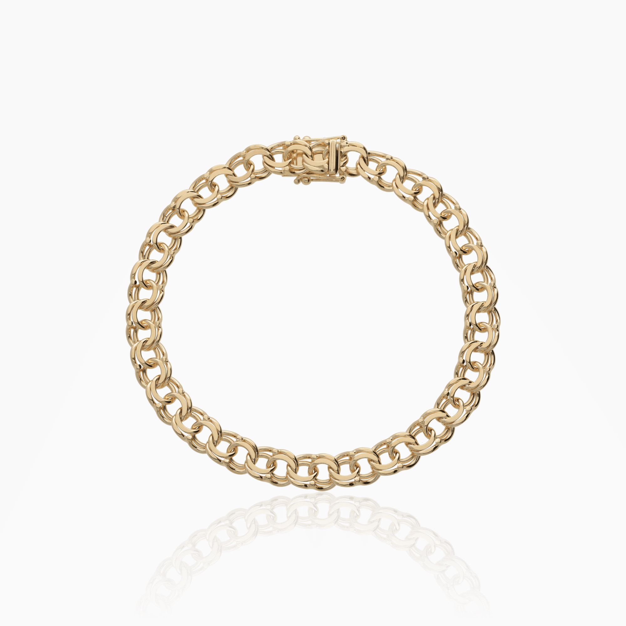 Bismarck bracelet 19.70g 18K gold