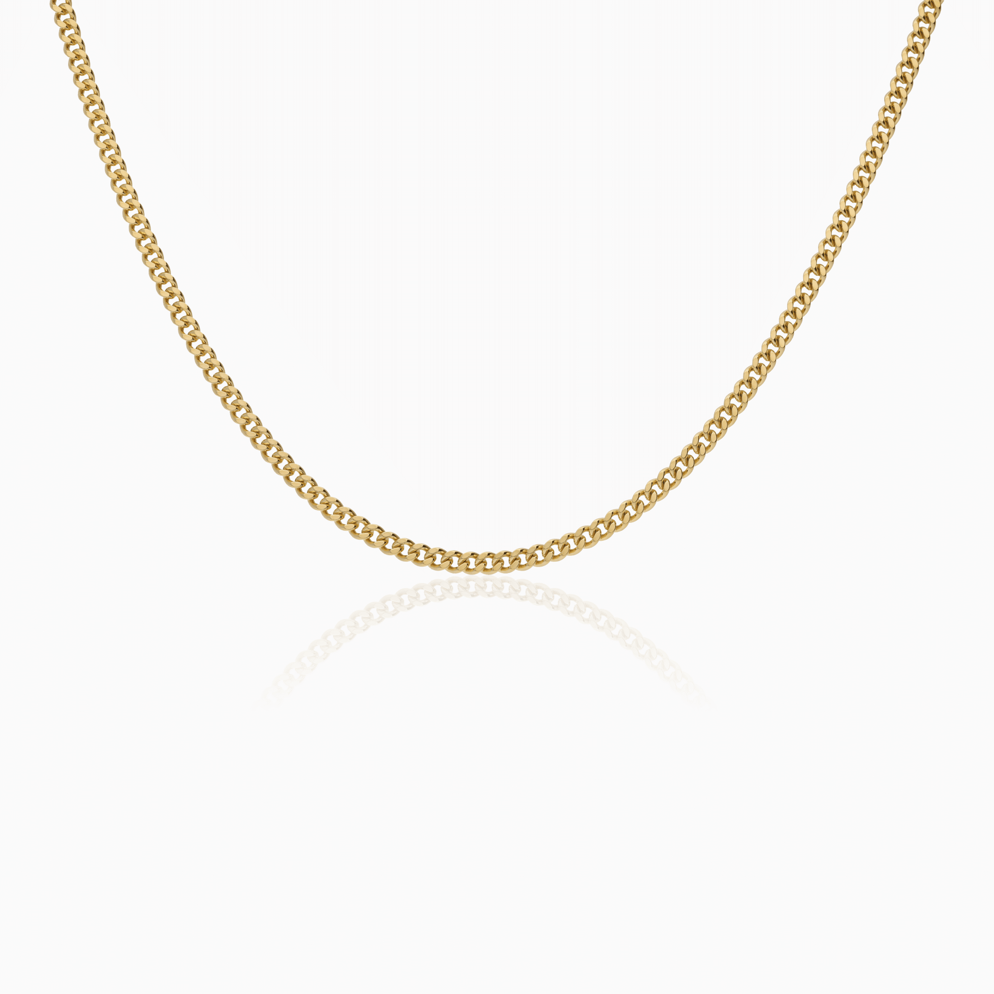 Curb necklace 13.15g 18K gold