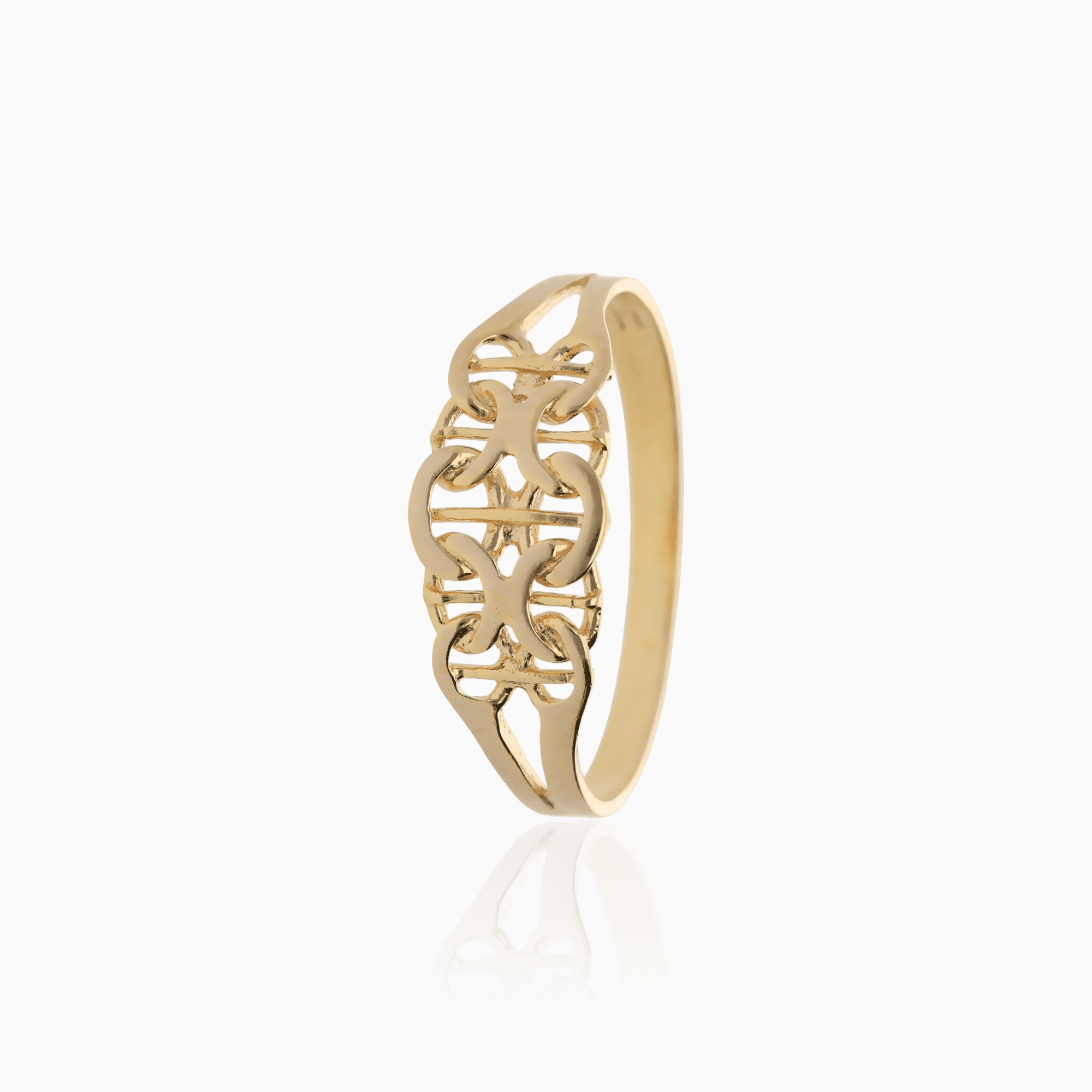 X-link ring 1.48g 18K gold