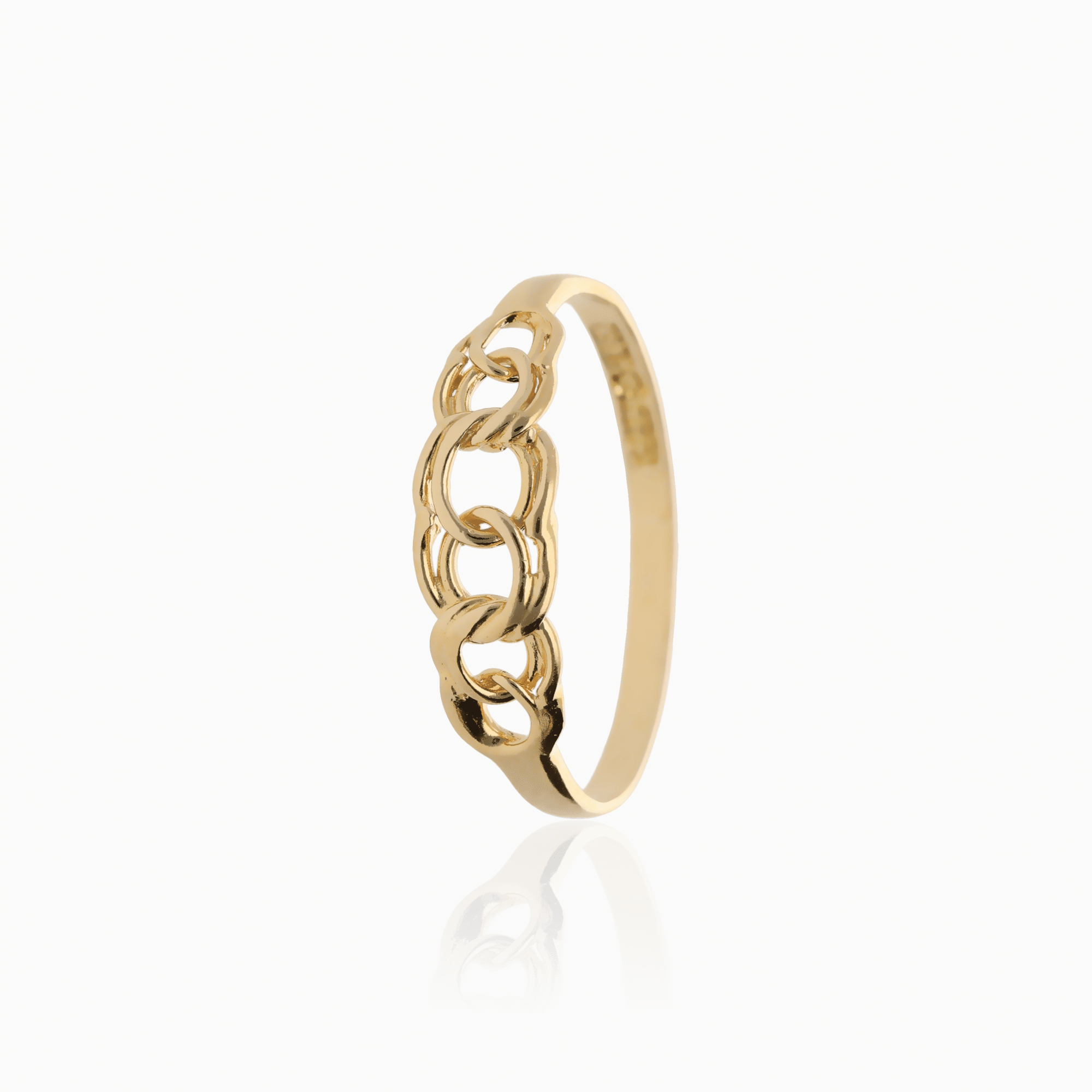 Bismarck ring 1,0g 18K guld