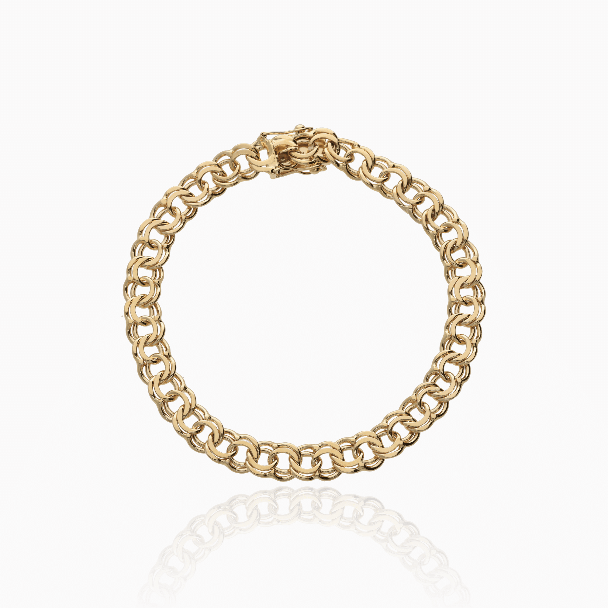 Bismarck bracelet 17.21g 18K gold
