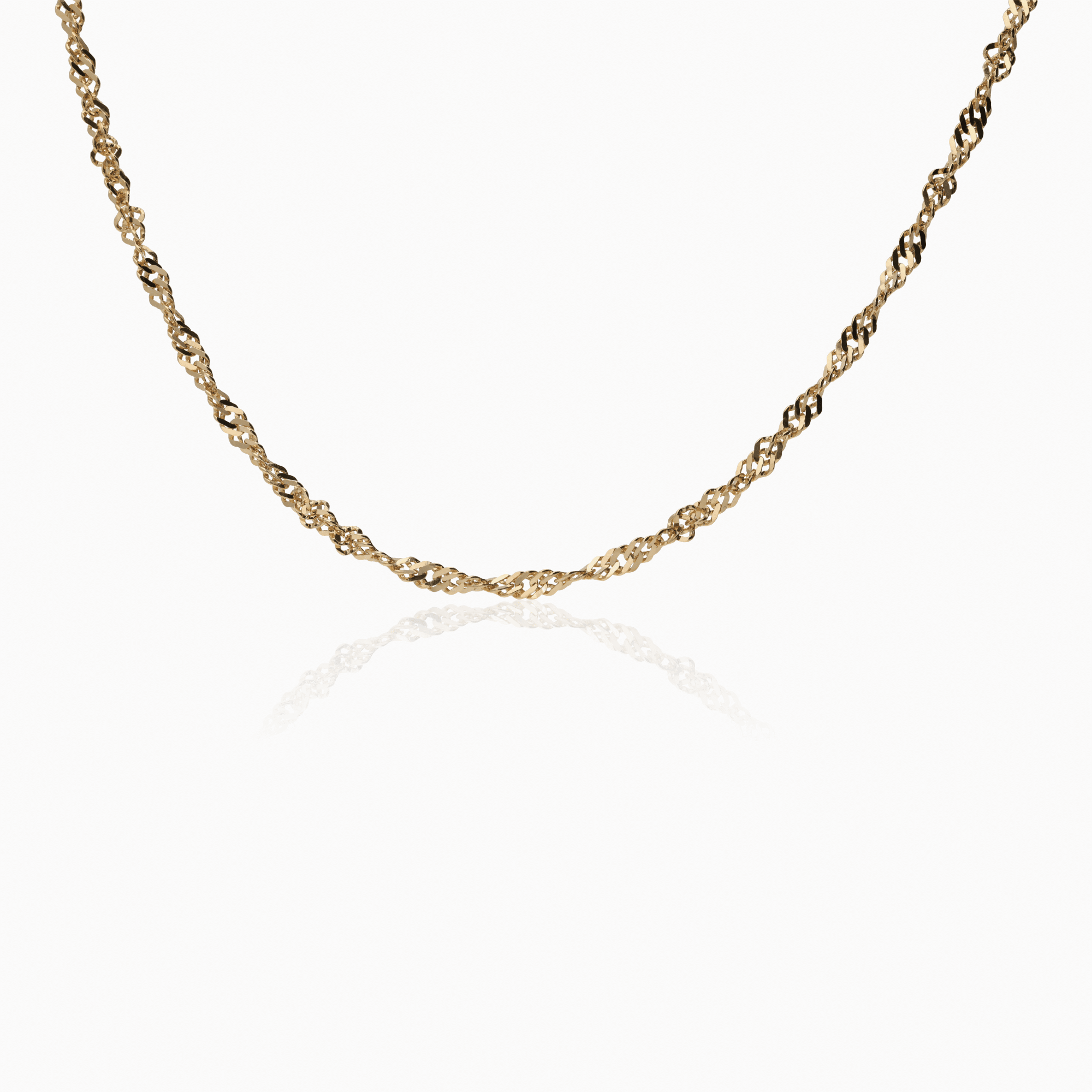 Singapore chain 10.25g 18K gold