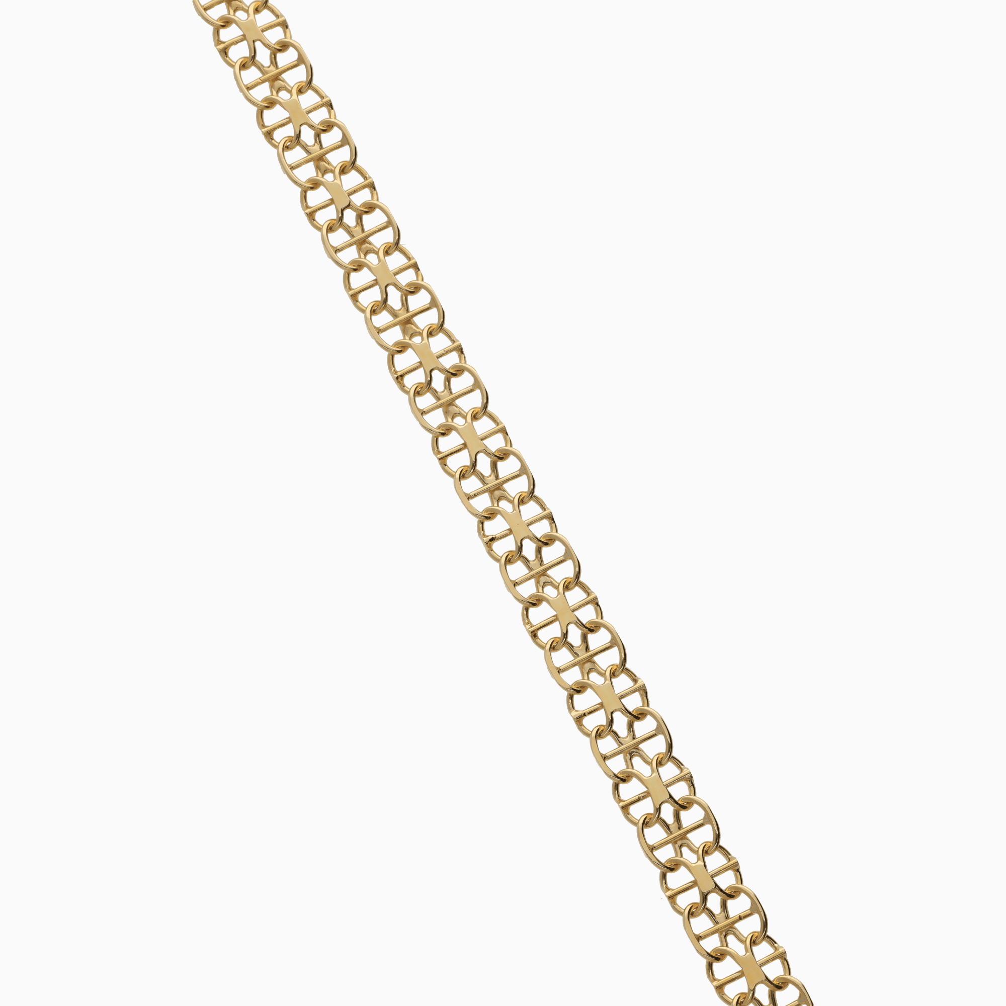 Armband x-länk med stav 7,35g 18K guld
