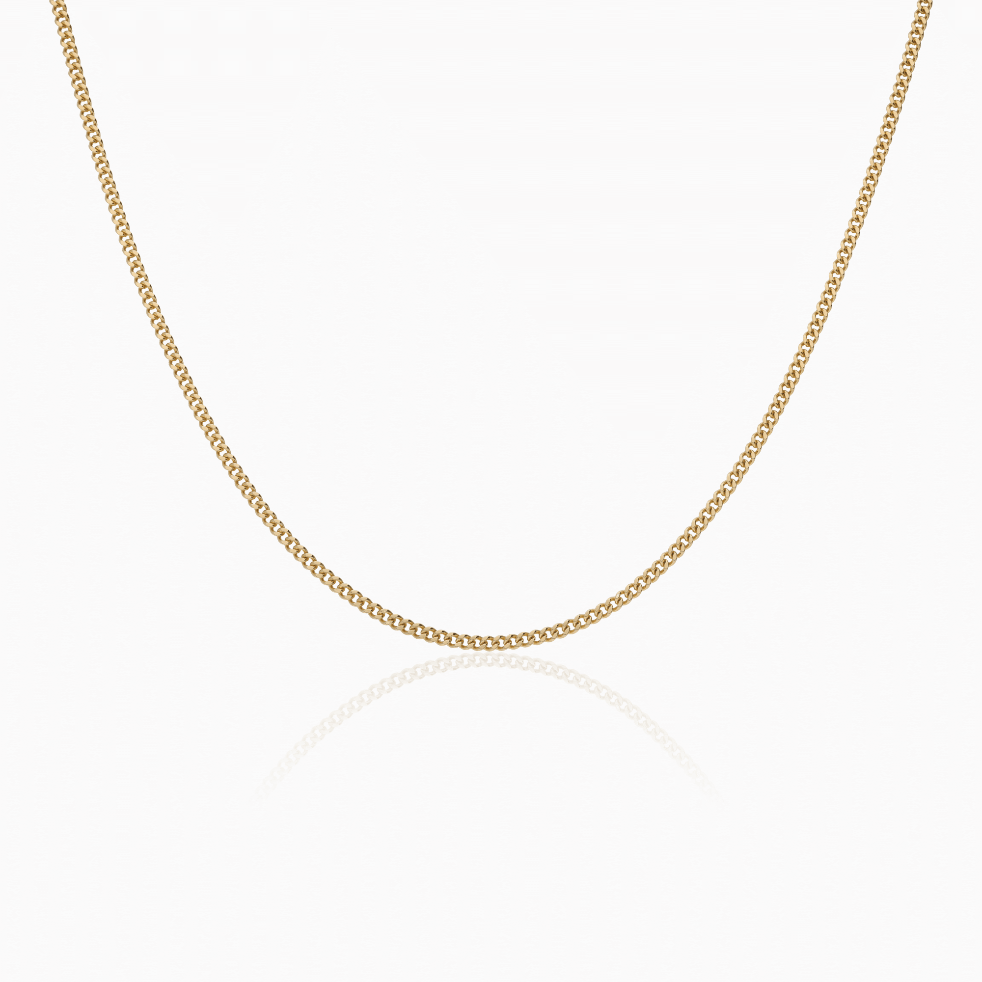 Curb necklace 6.75g 18K gold
