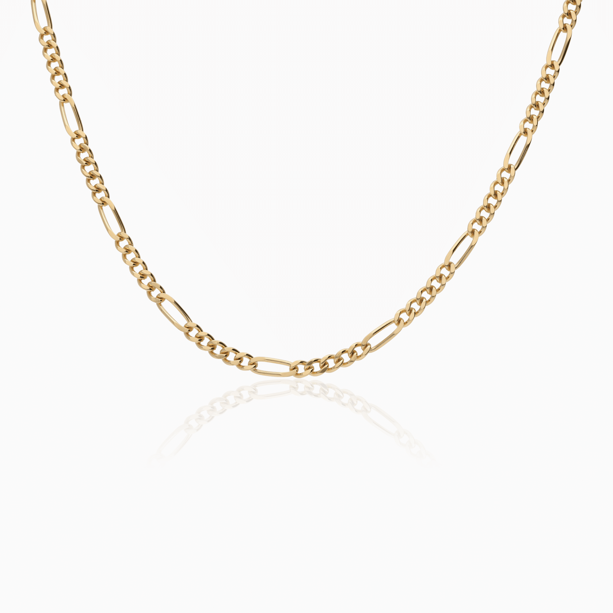 Figaro necklace 15.52g 18K gold
