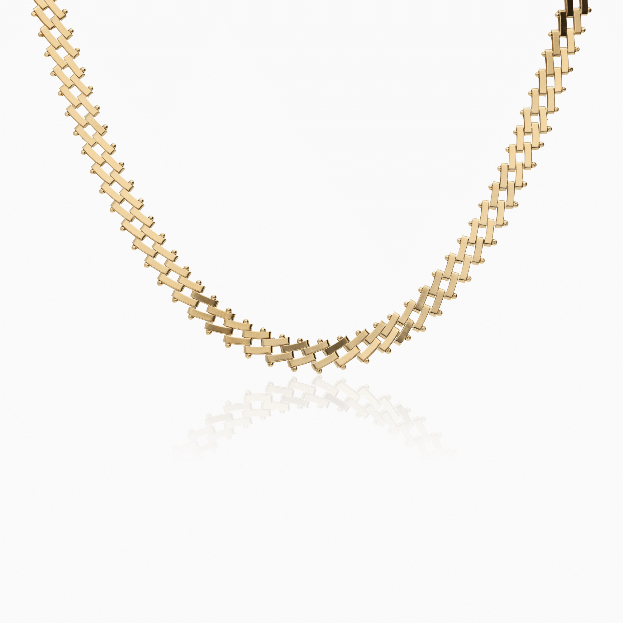 Runner rug necklace 23.68g 18K gold