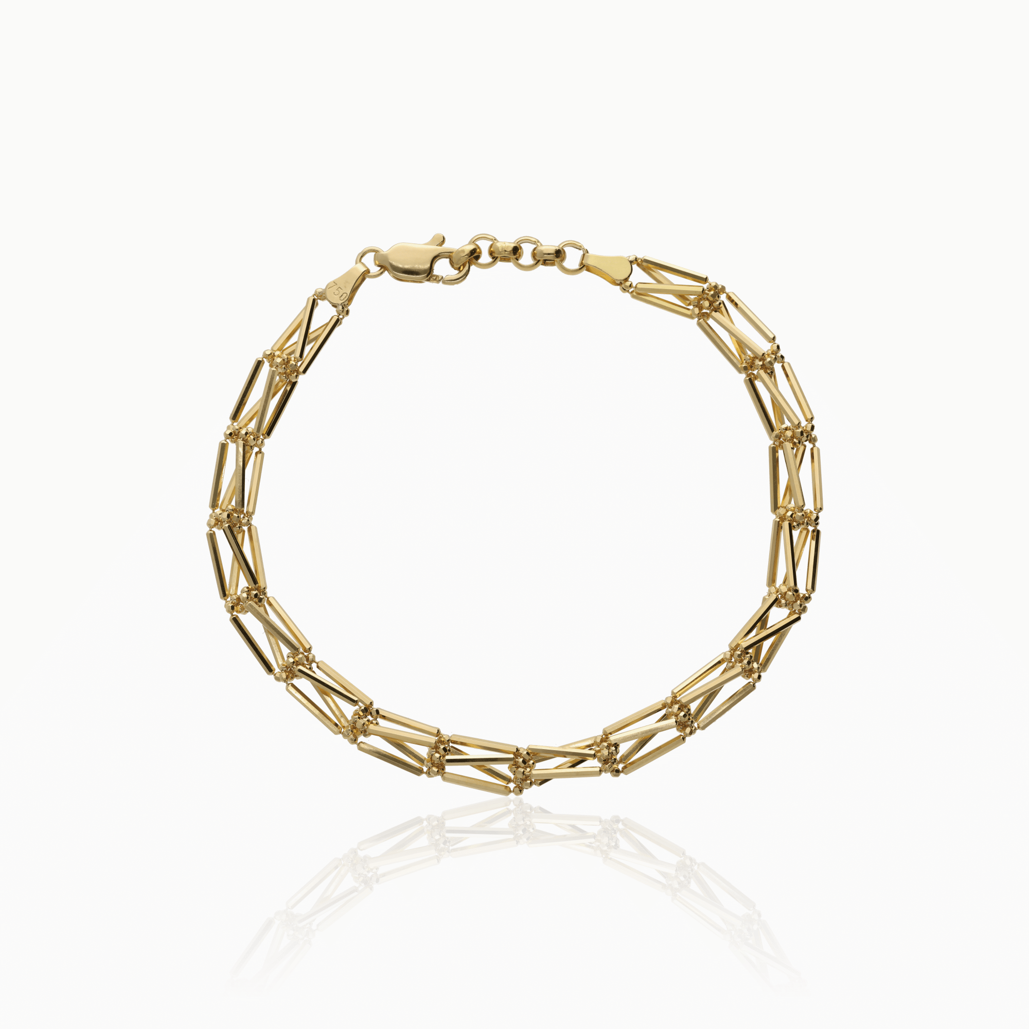 Fantasy link 7.05g 18K gold