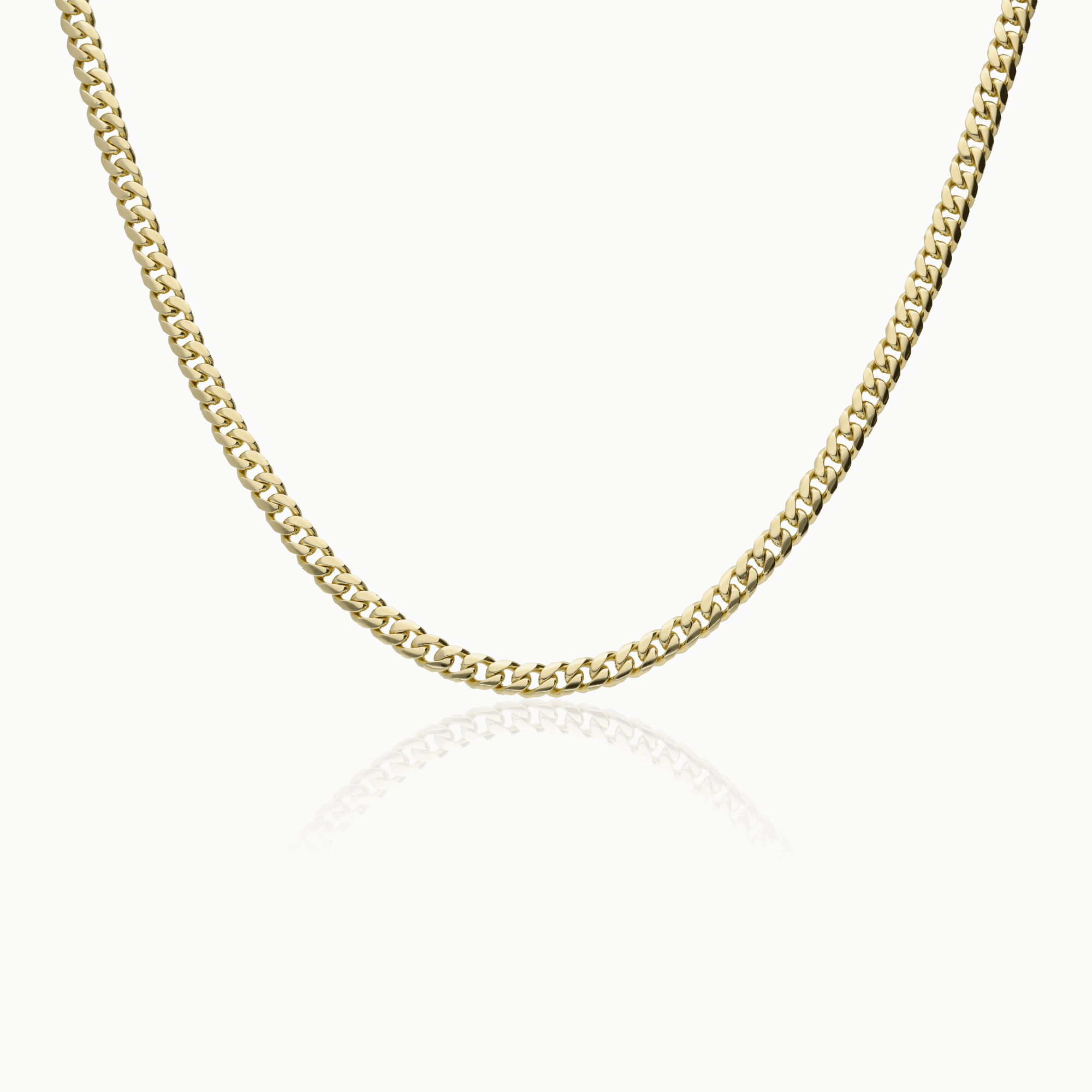 Curb chain 30.62g 14K yellow gold