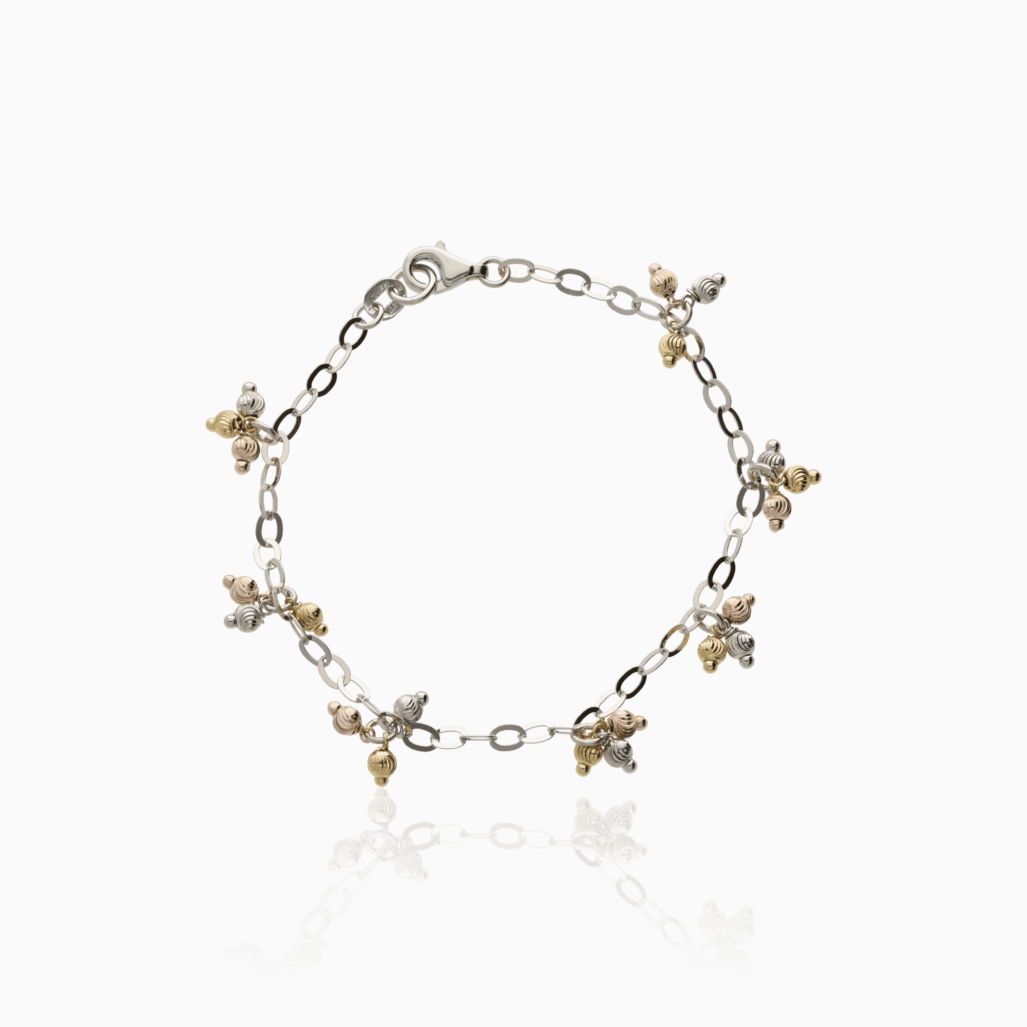 Fantasy Link 4.72g 18K Yellow/White/Rose Gold
