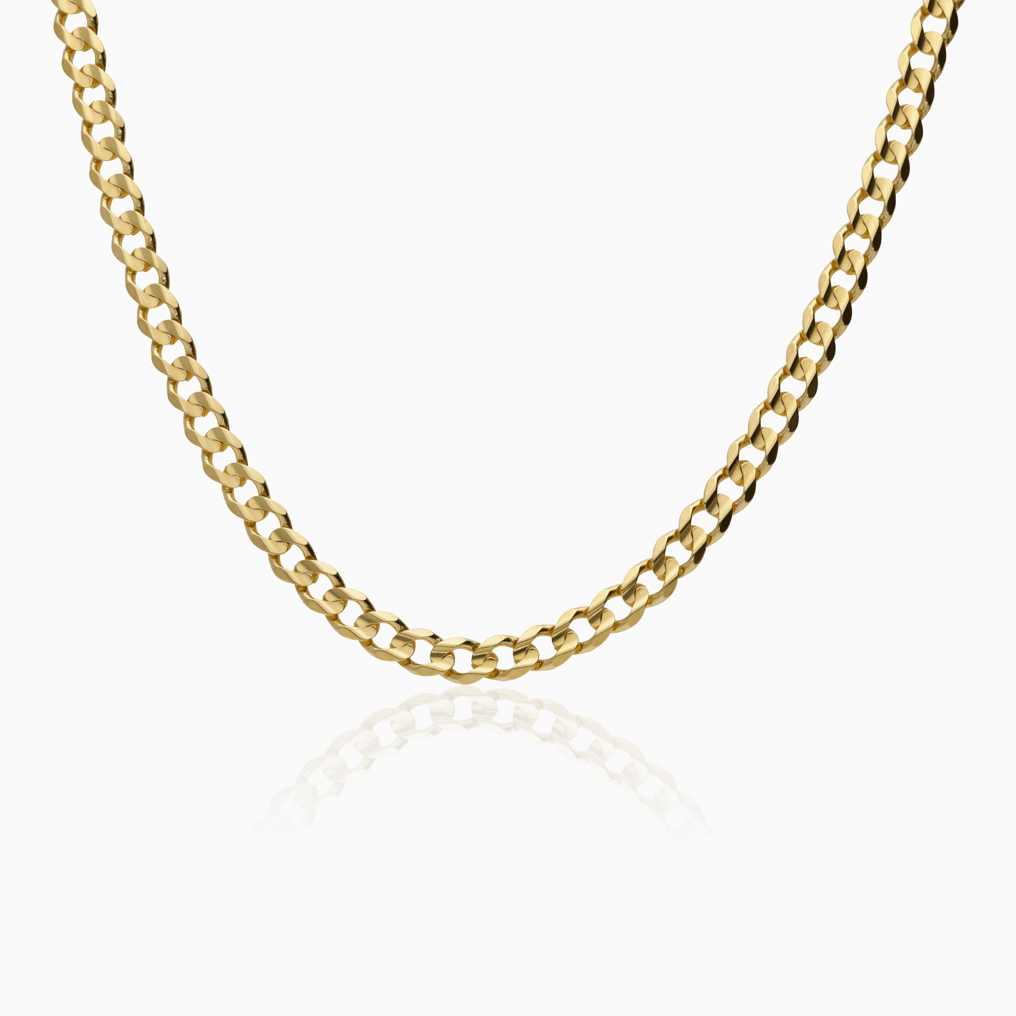 Curb chain 25.40g 18K gold