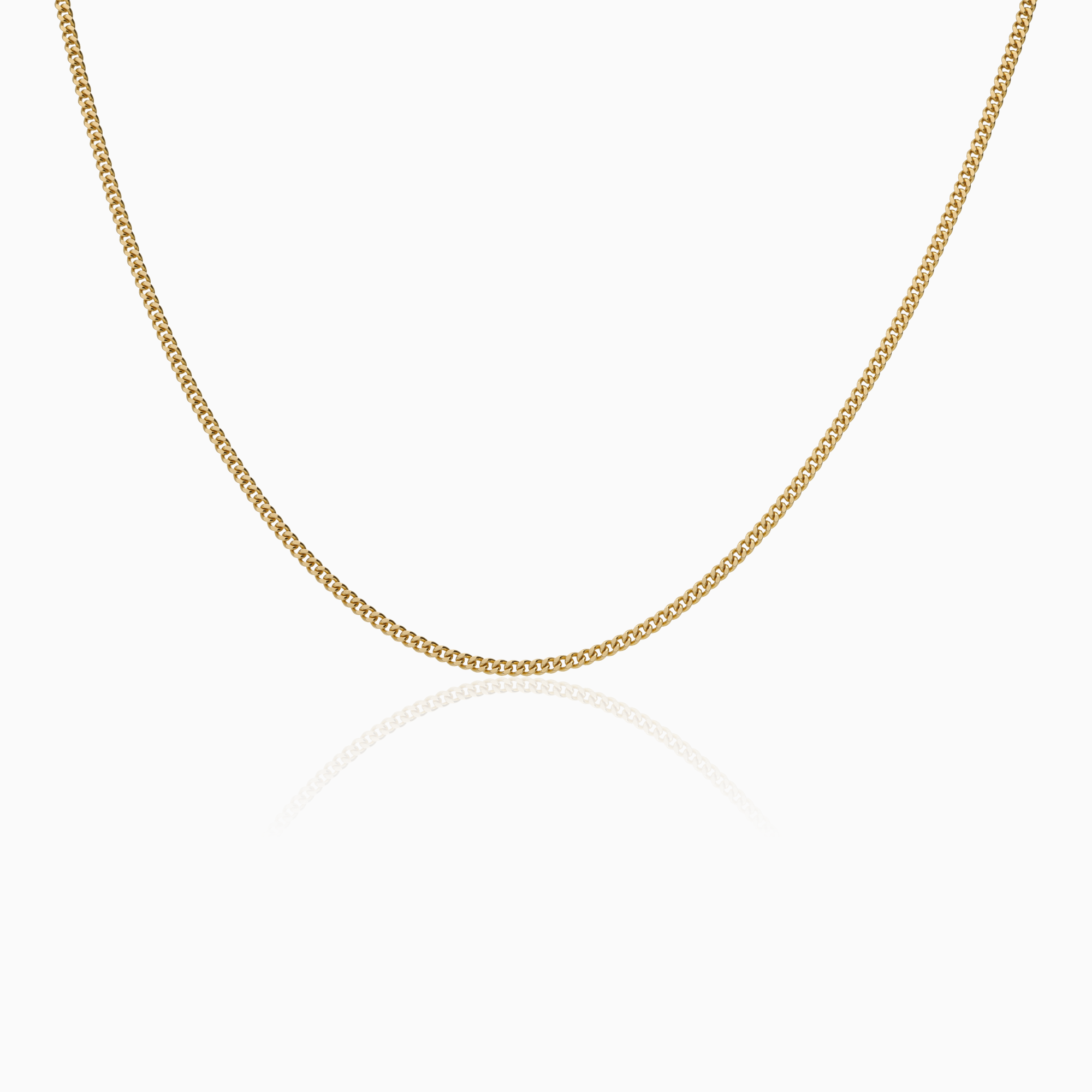 Curb necklace 6.85g 18K gold