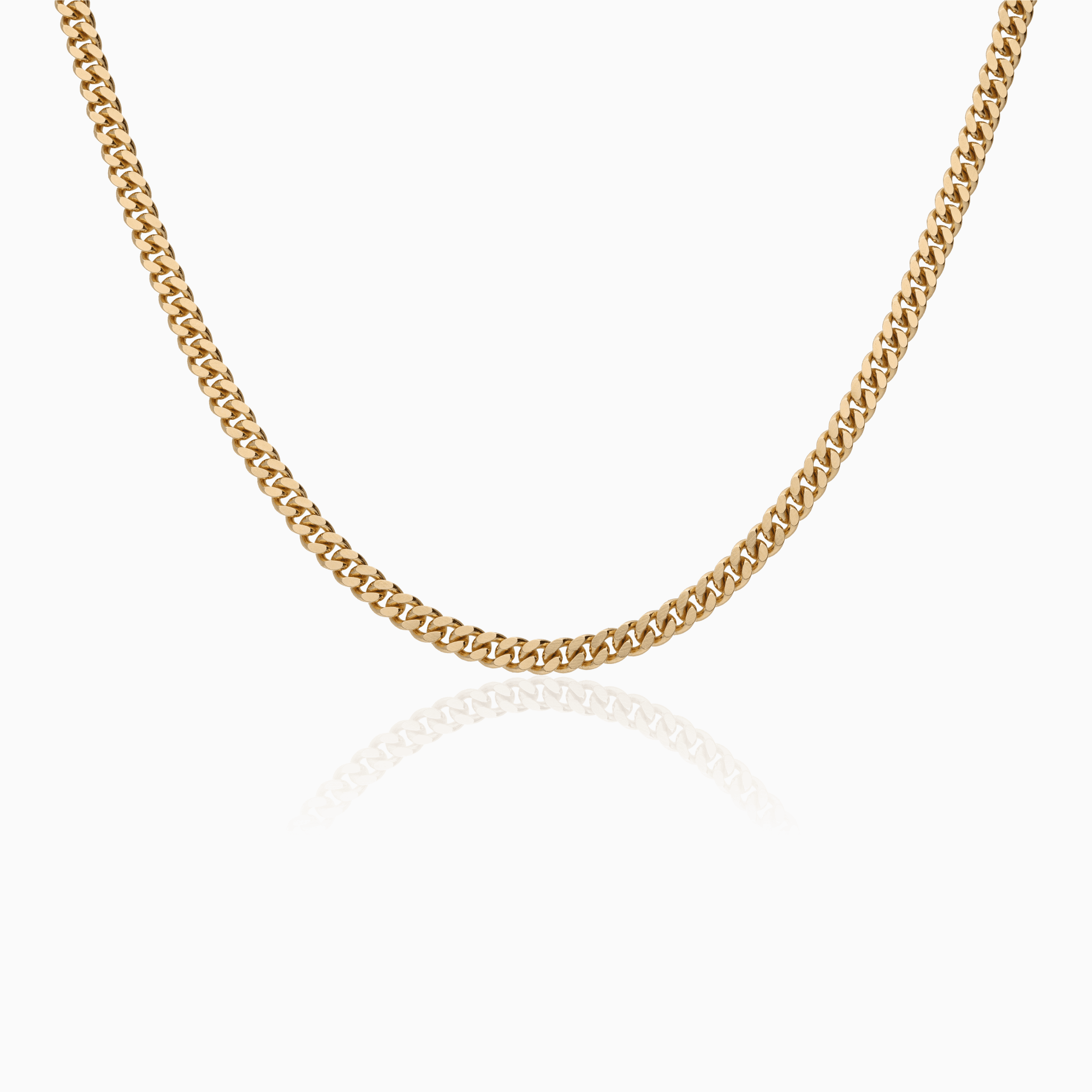 Curb necklace 31.15g 18K gold