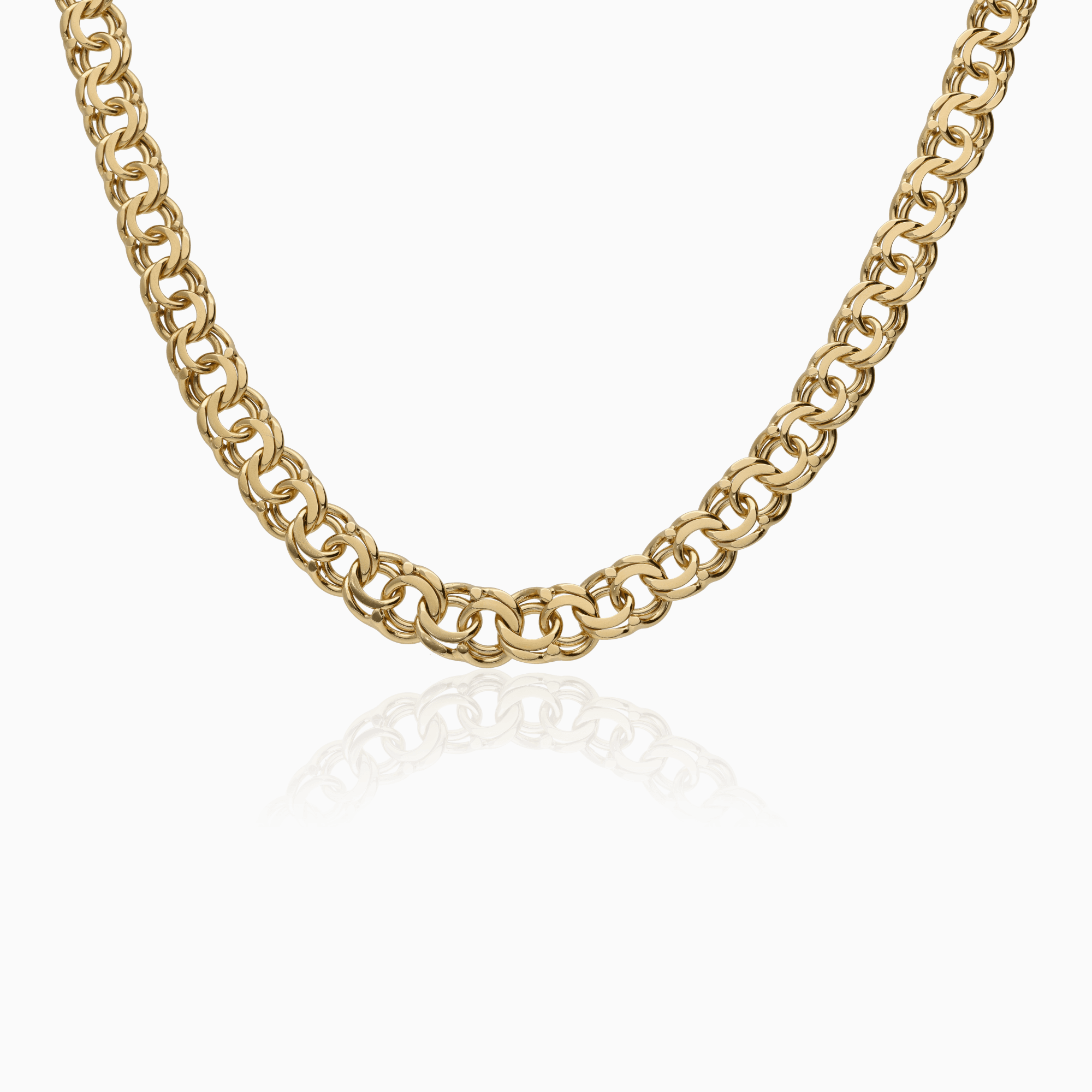 Bismarck necklace 39.9g 18K gold