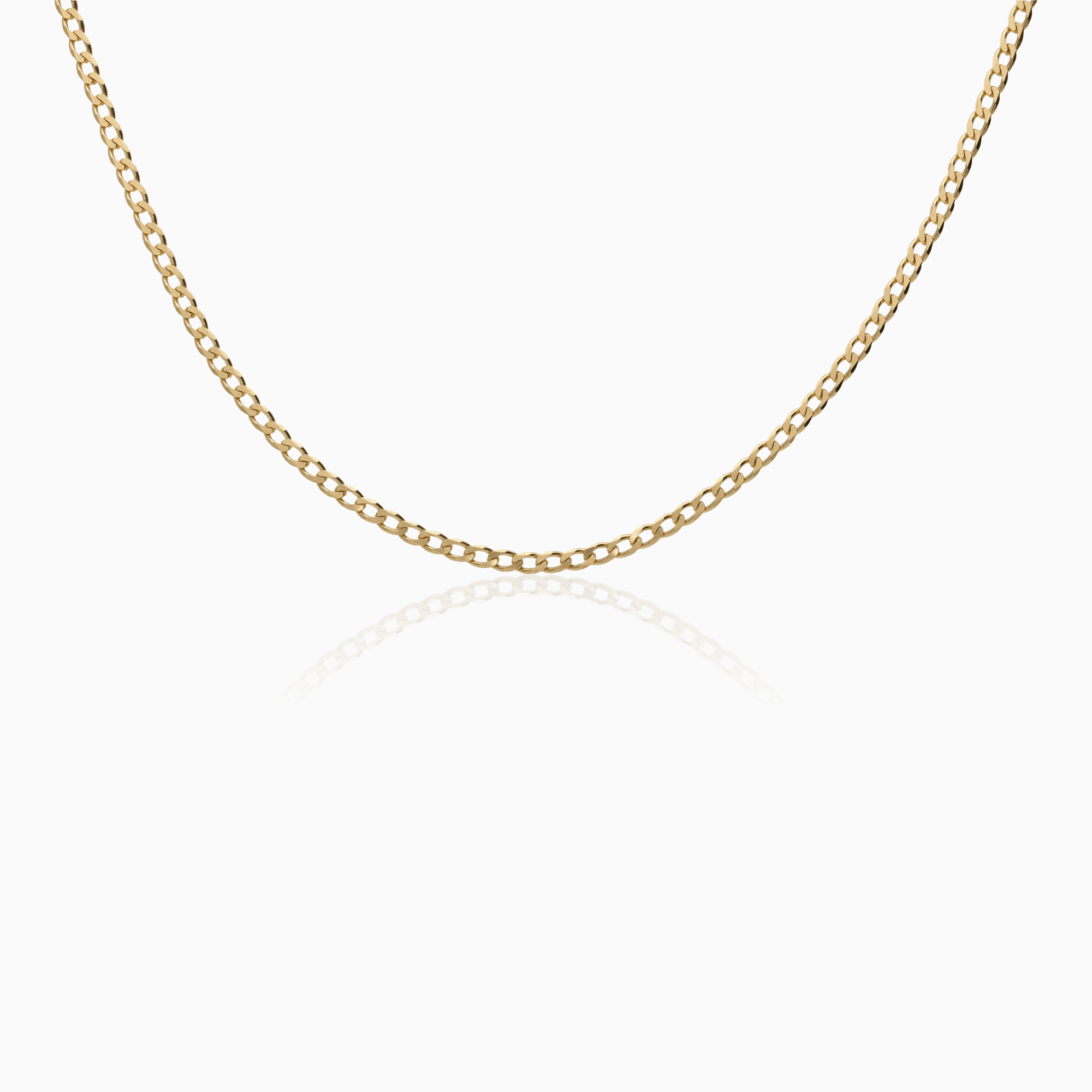 Curb necklace 4.58g 18K gold