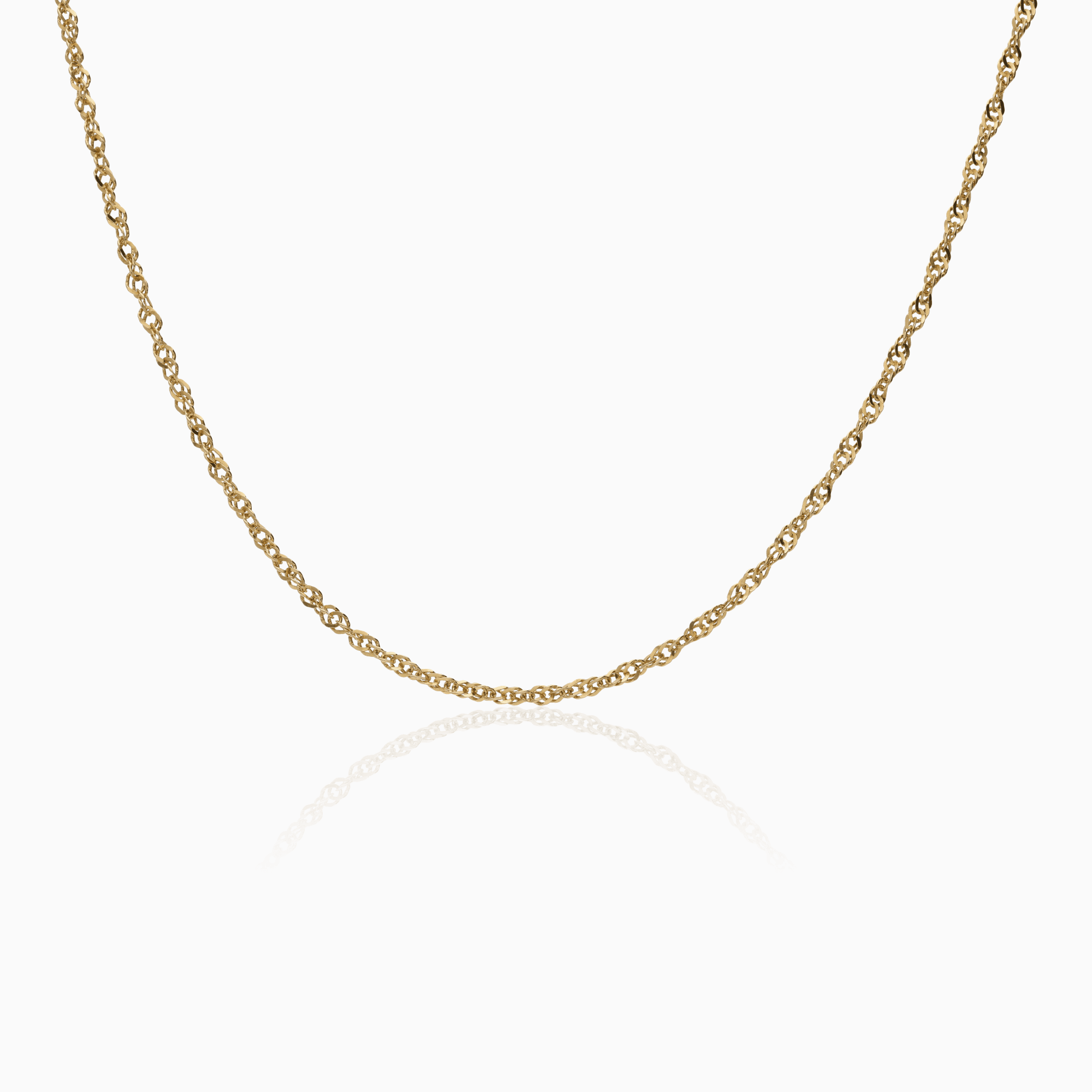 Singapore necklace 3.98g 18K gold