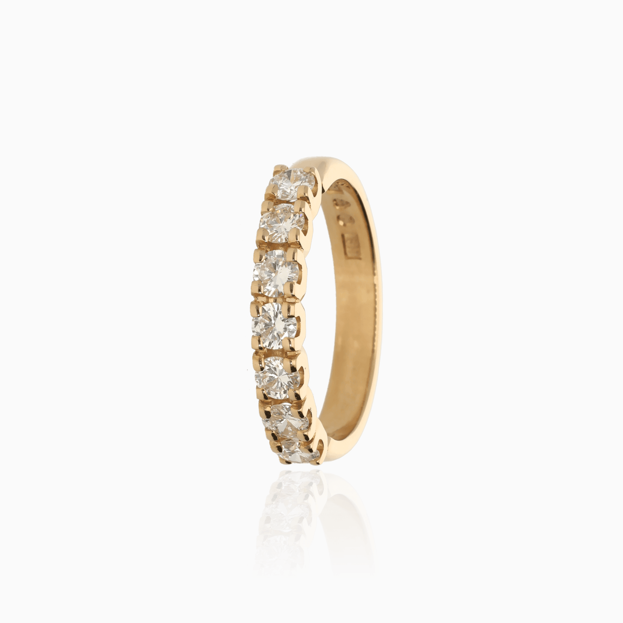 Alliansring 0,63ct 18K guld