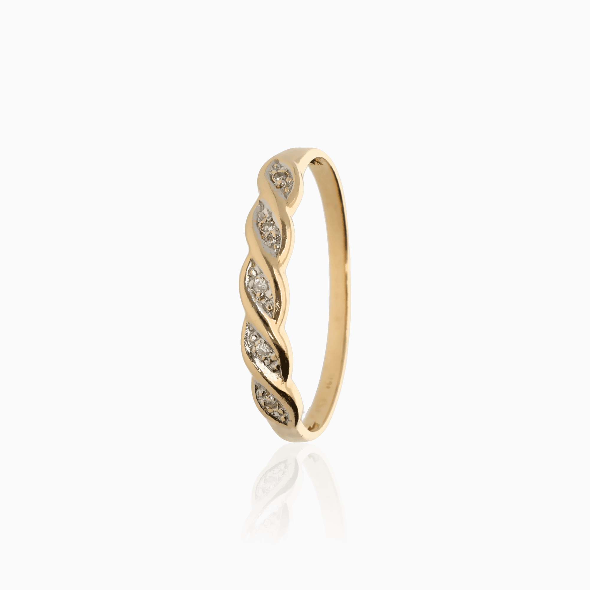 Diamond Ring 0.02ct 18K Gold