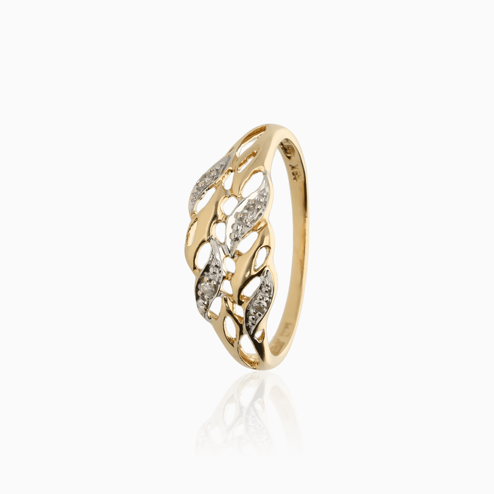 Diamond Ring 0.02ct 18K Gold