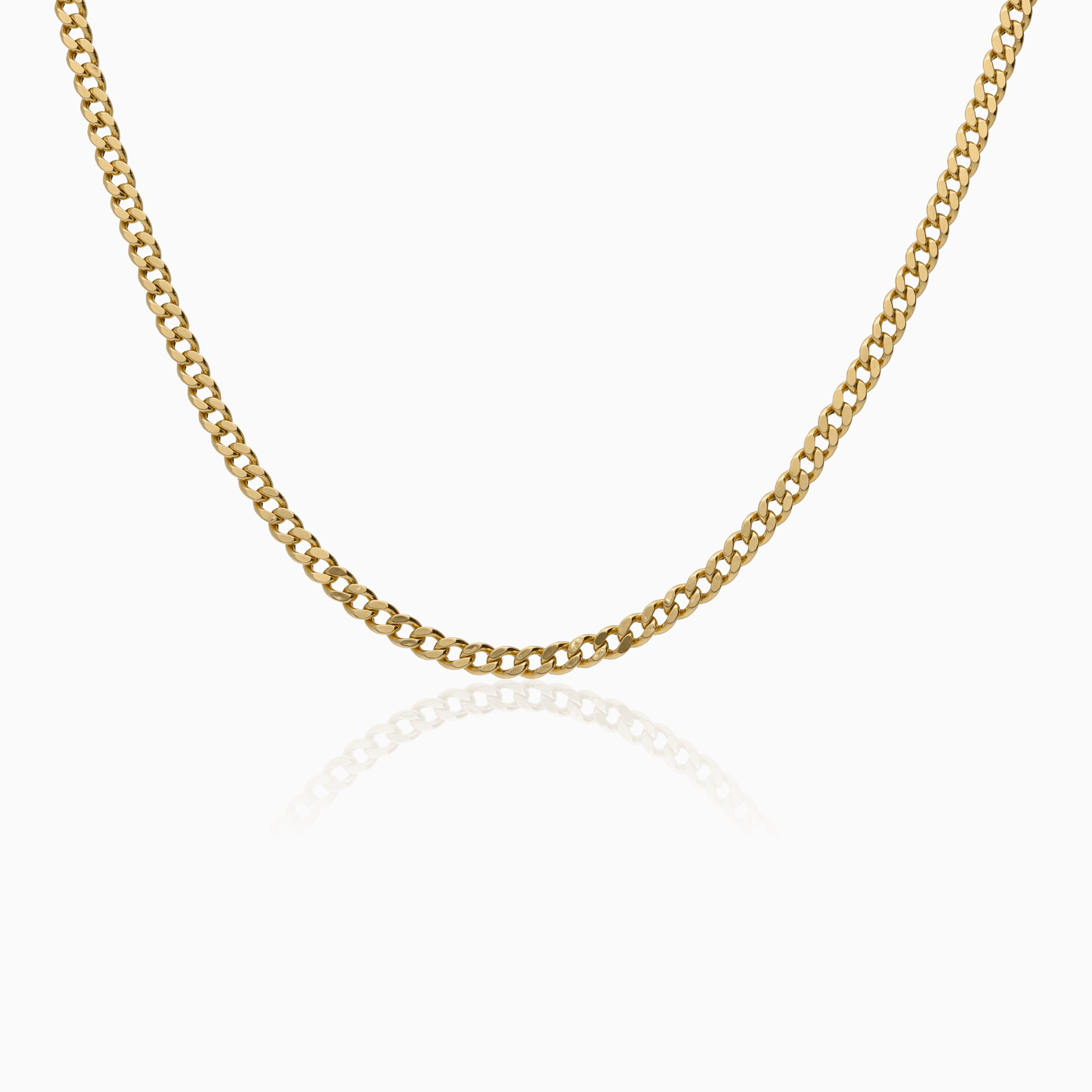Curb chain 9.10g 18K gold