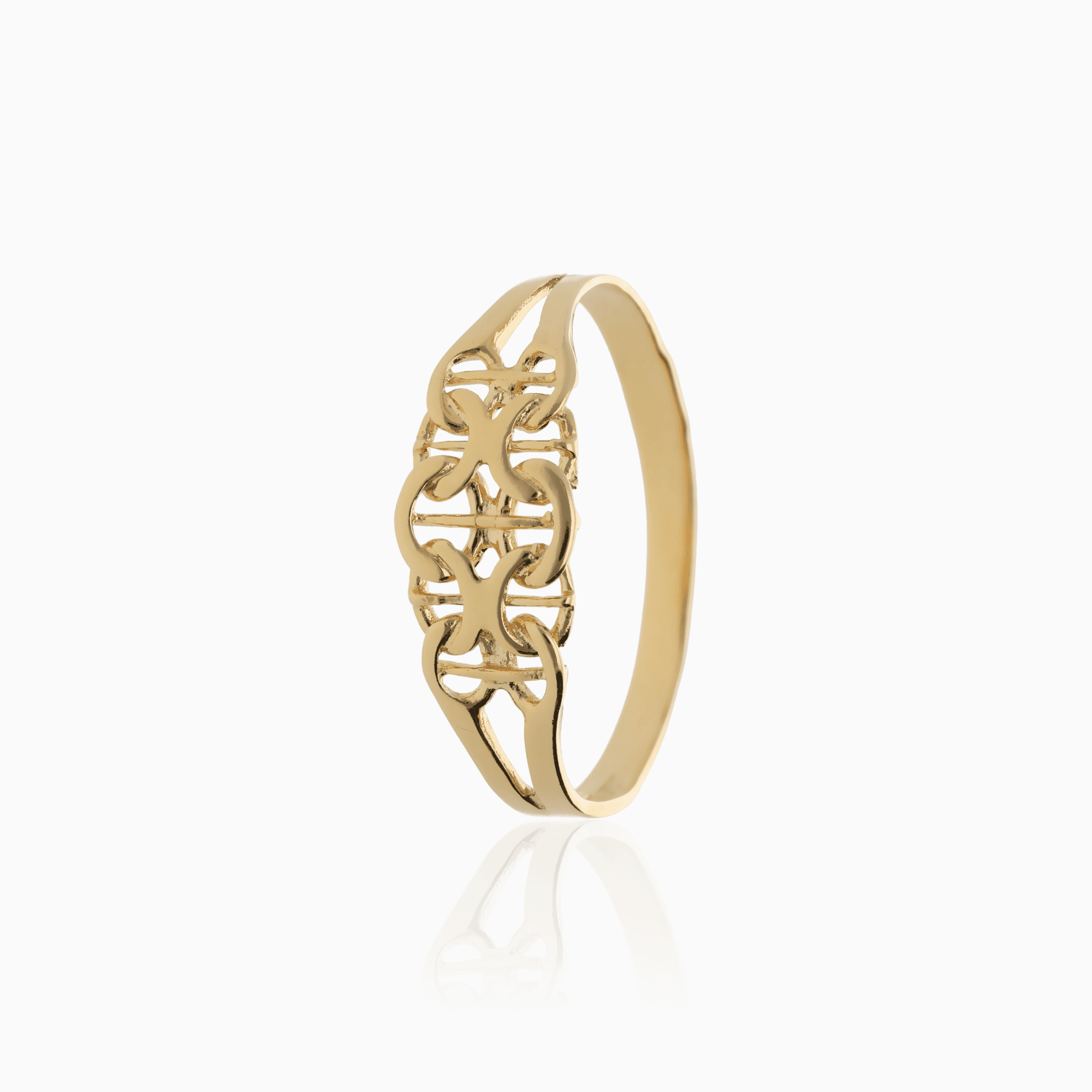 X-Link Ring 1.66g 18K Gold