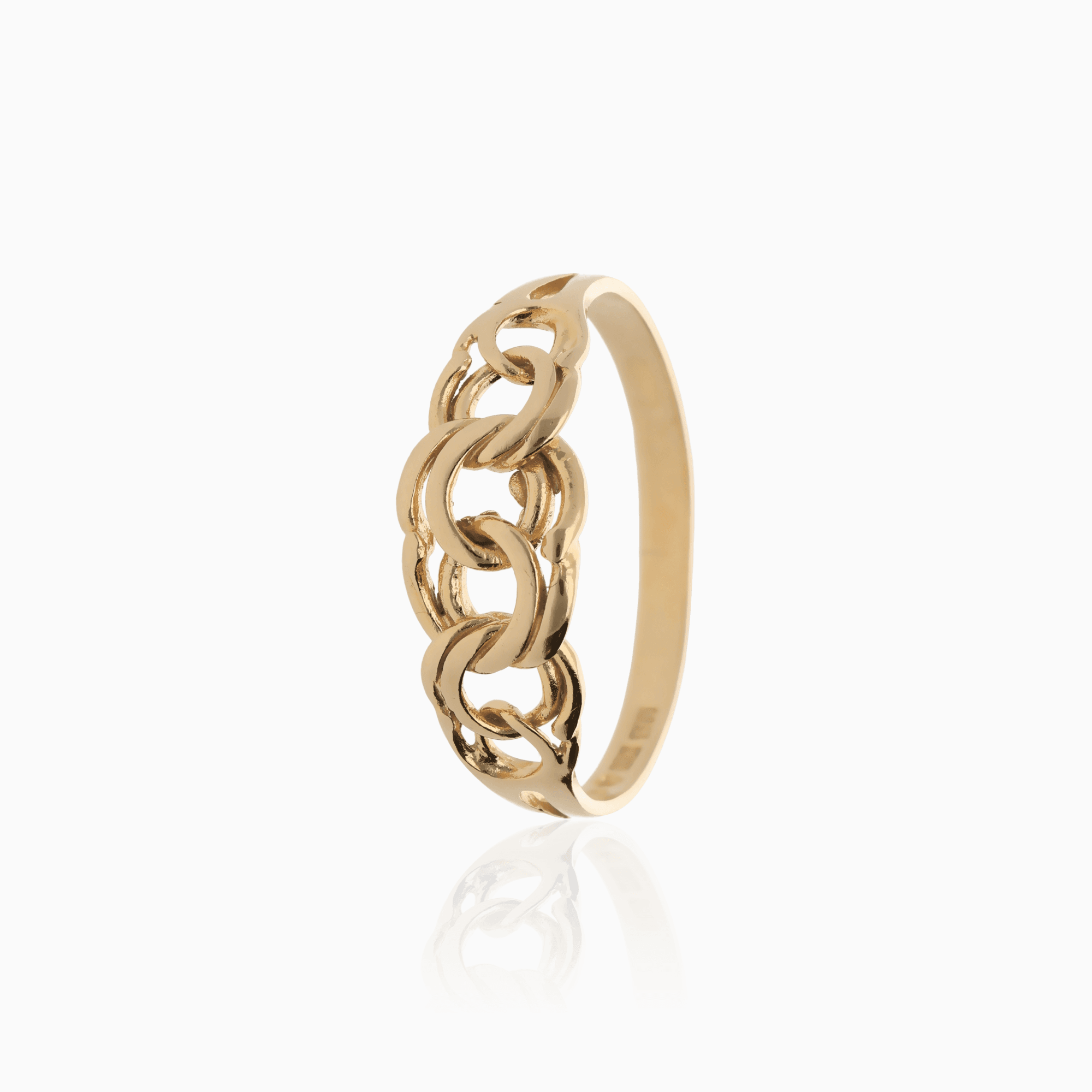 Bismarck ring 2.24g 18K gold