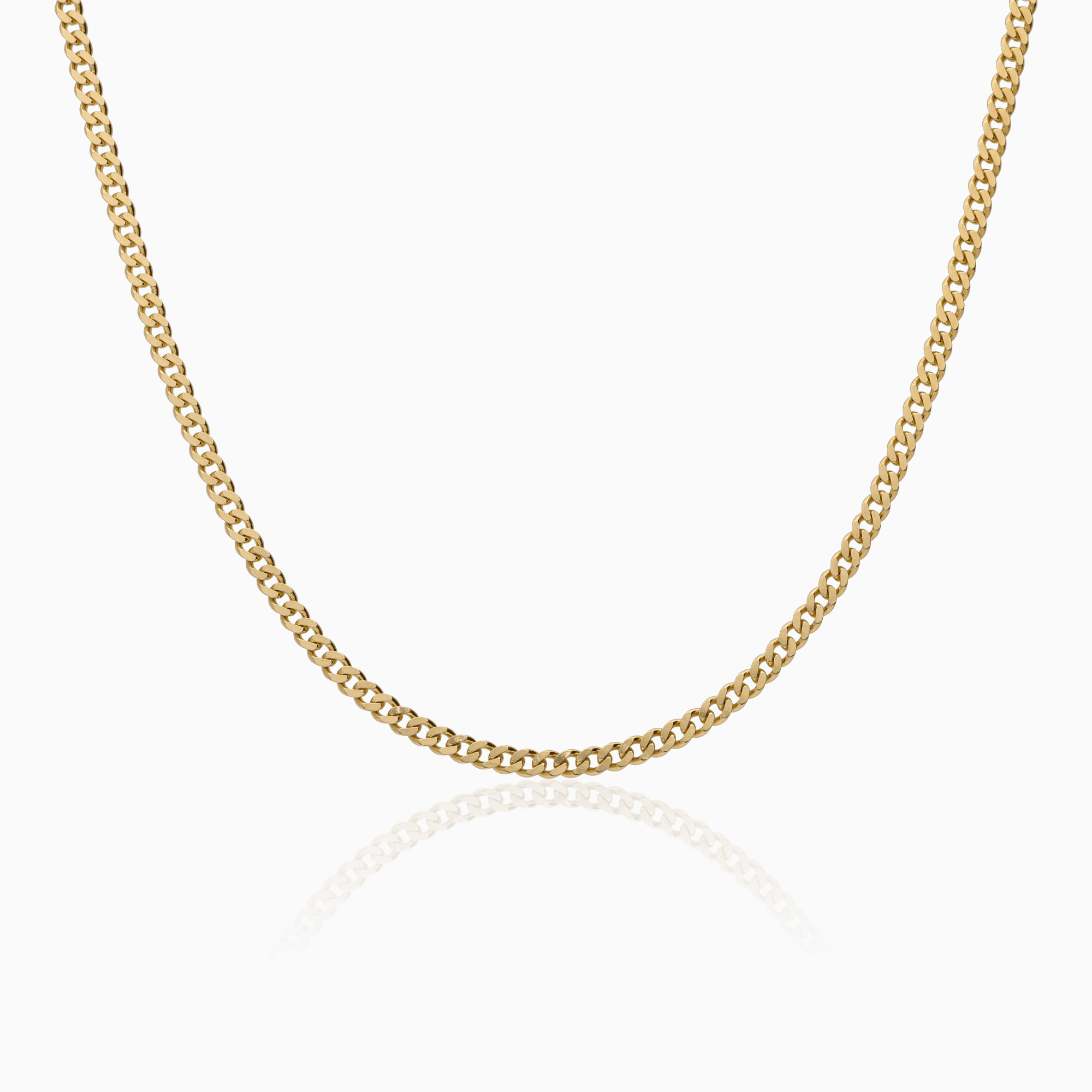 Curb necklace 11.54g 18K gold