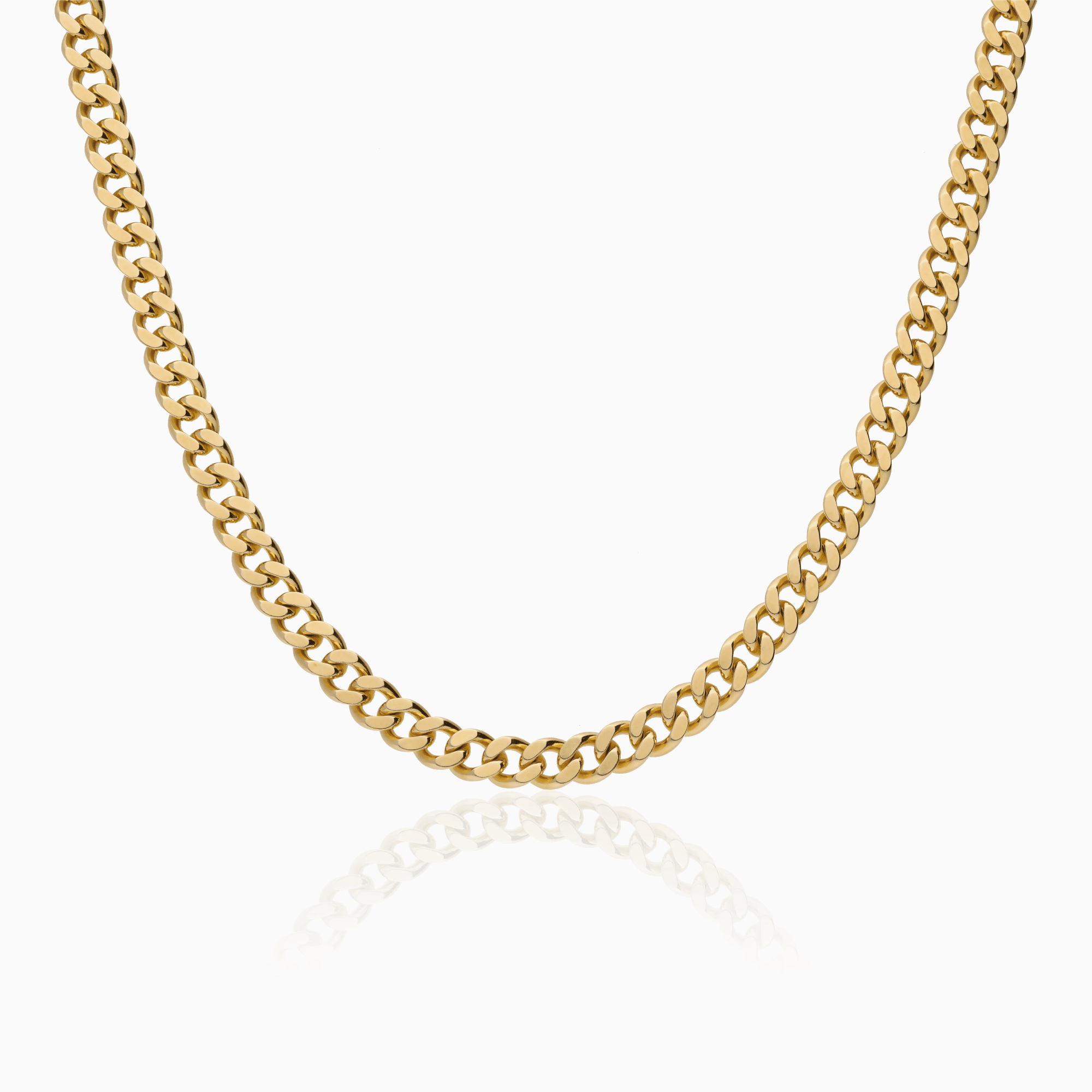 Curb chain 49.85g 18K gold